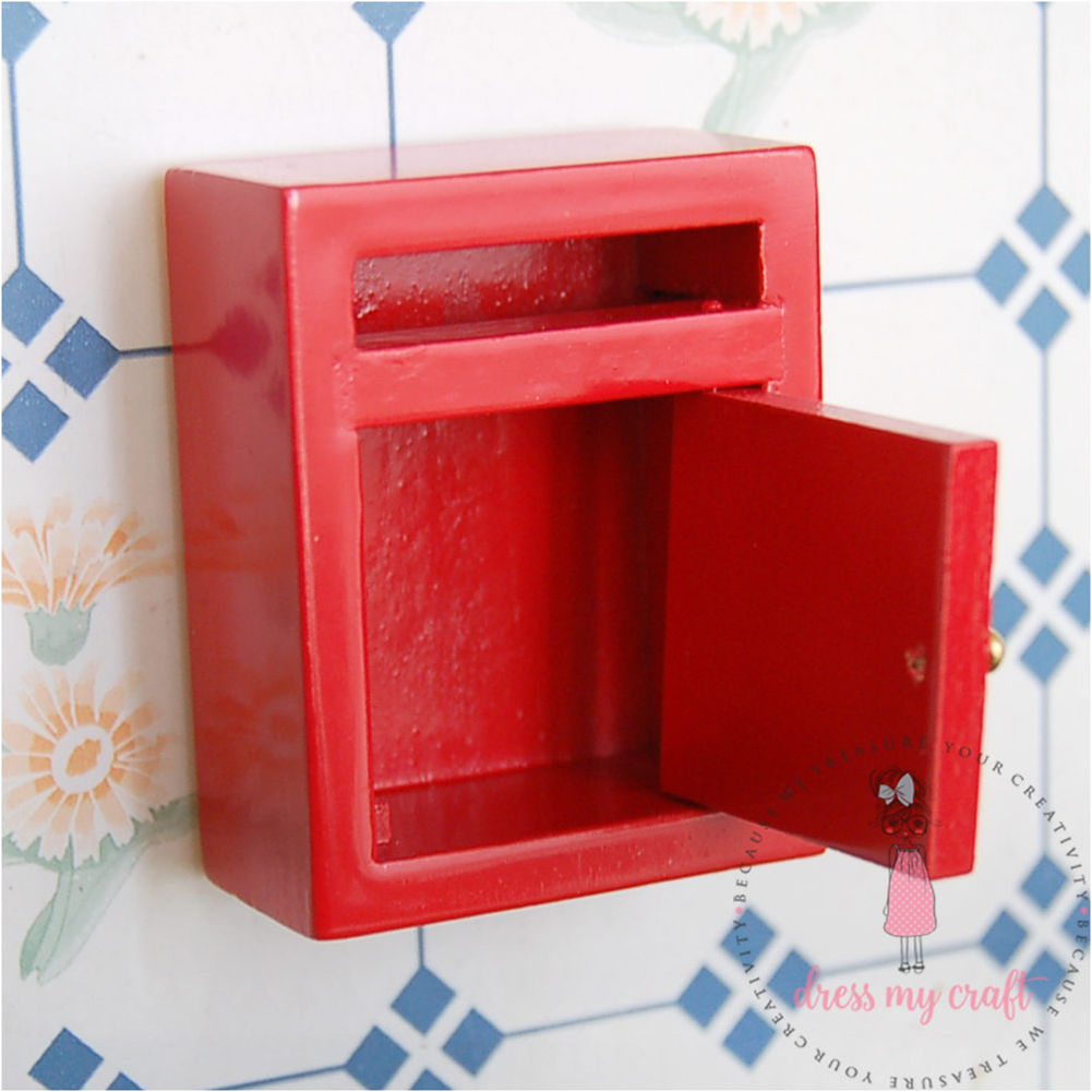 Miniature Letter Box - Red