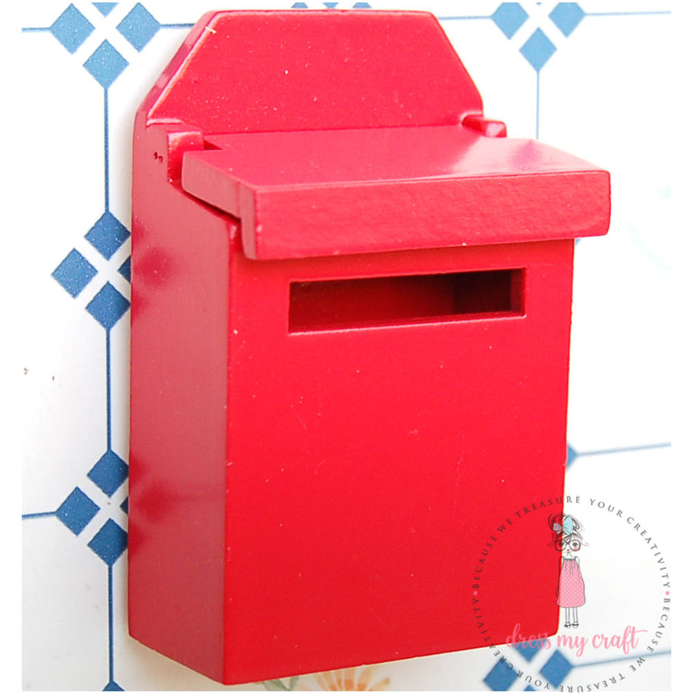 Miniature Letter Box # 2 - Red