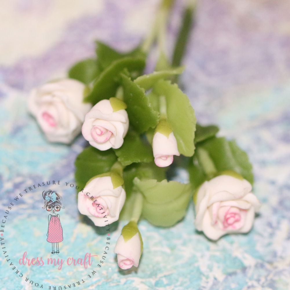 Rose Bunch - White