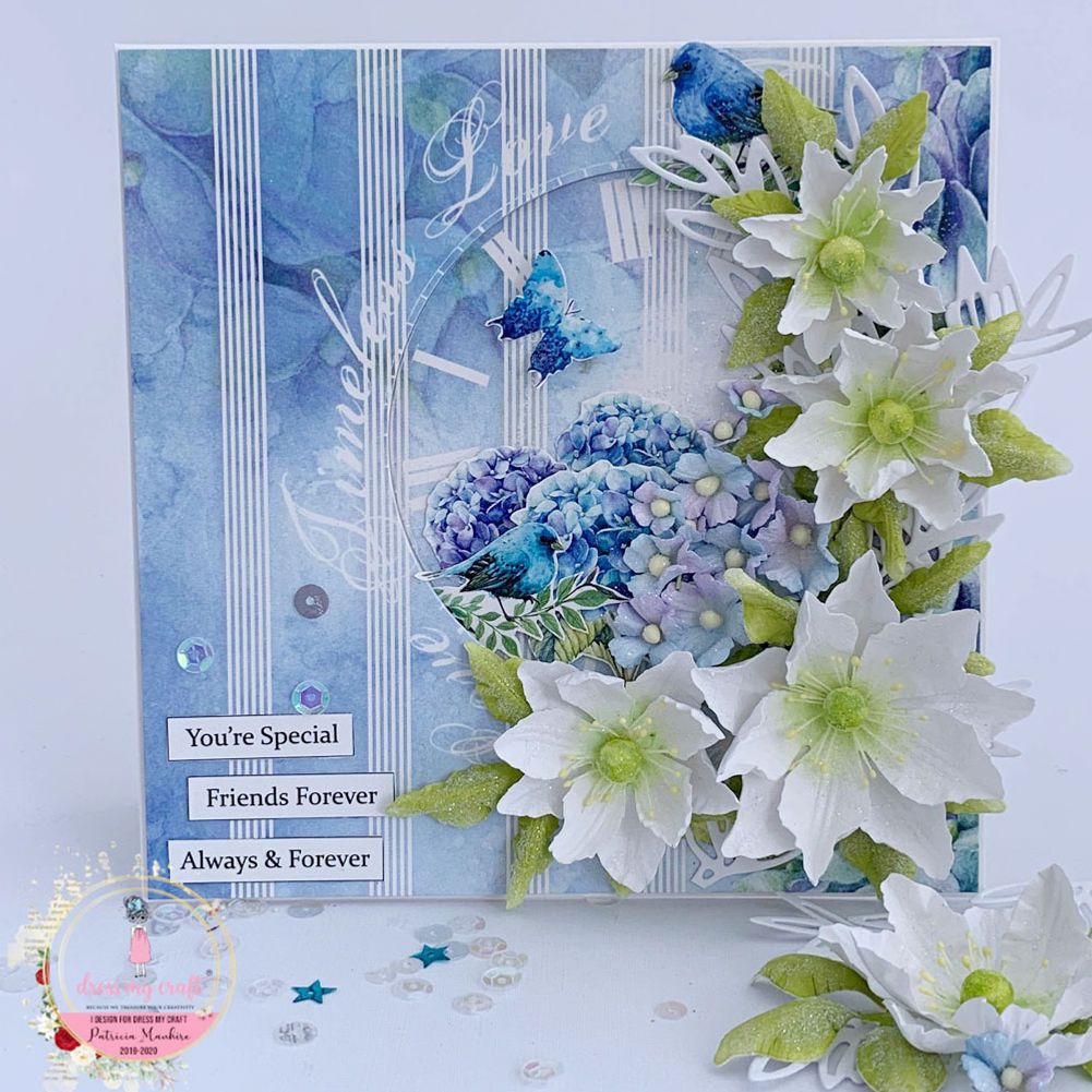 Hydrangea Lawns - 12" x 12" Paper Pad