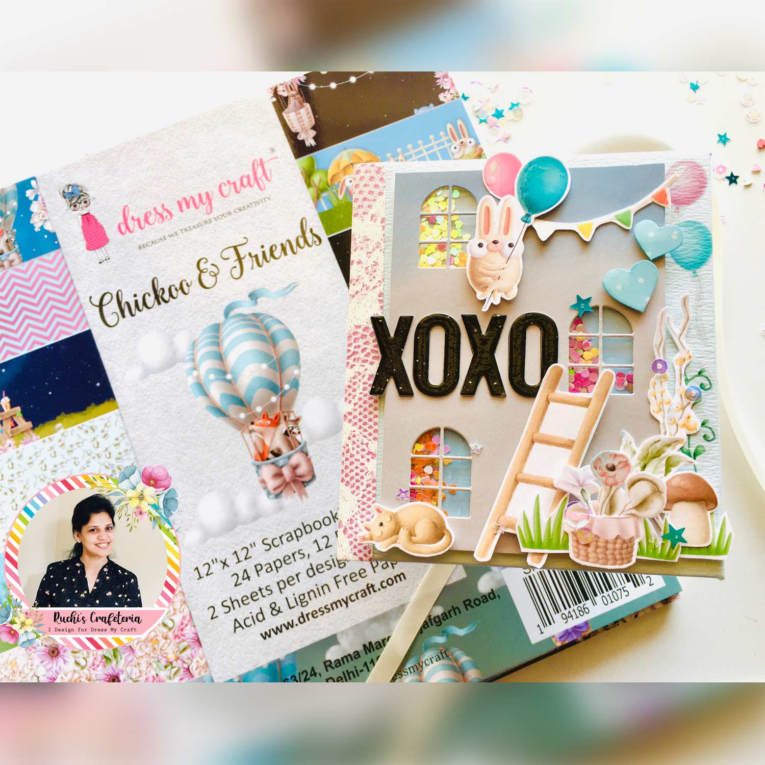 Pastel Blue Textured Cardstock