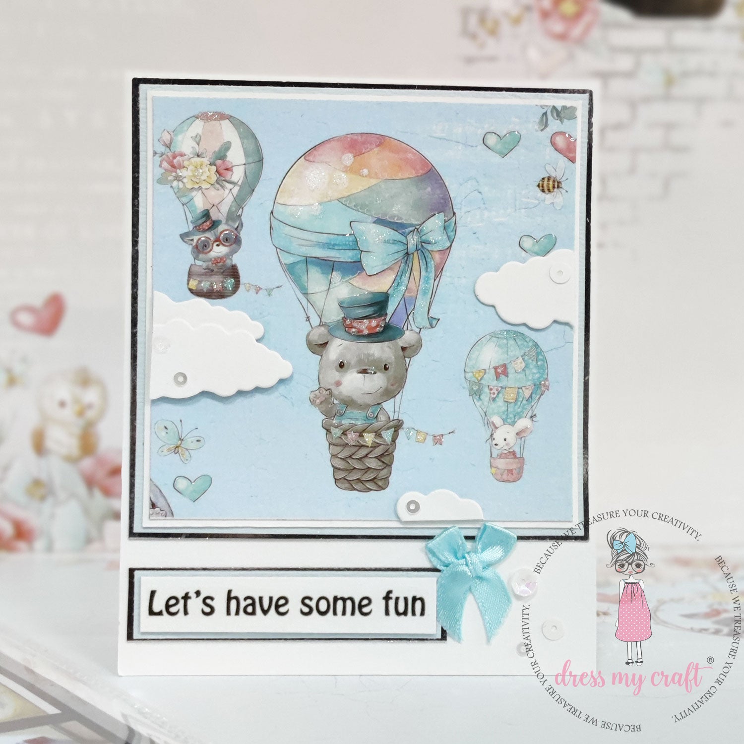 Pastel Blue Textured Cardstock