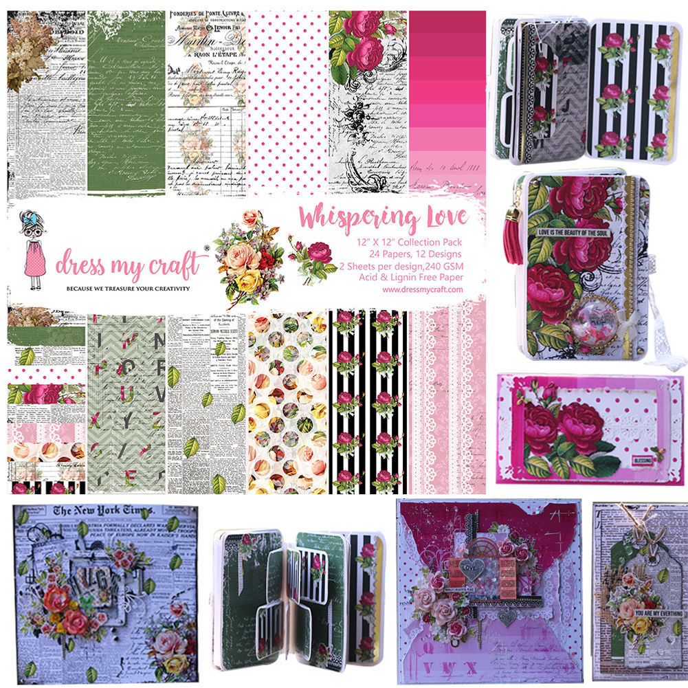 Whispering Love - 12" x 12" Paper Pad