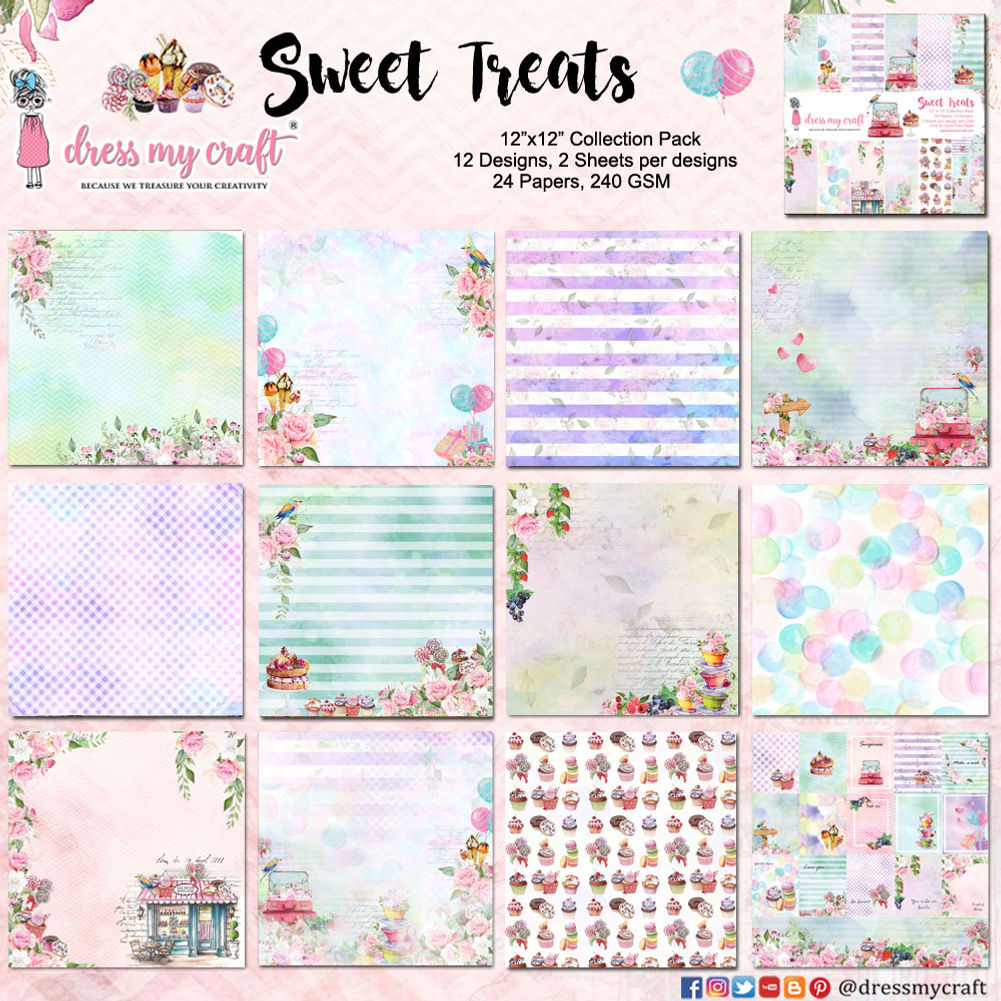Sweet Treats - 12" x 12" Paper Pad