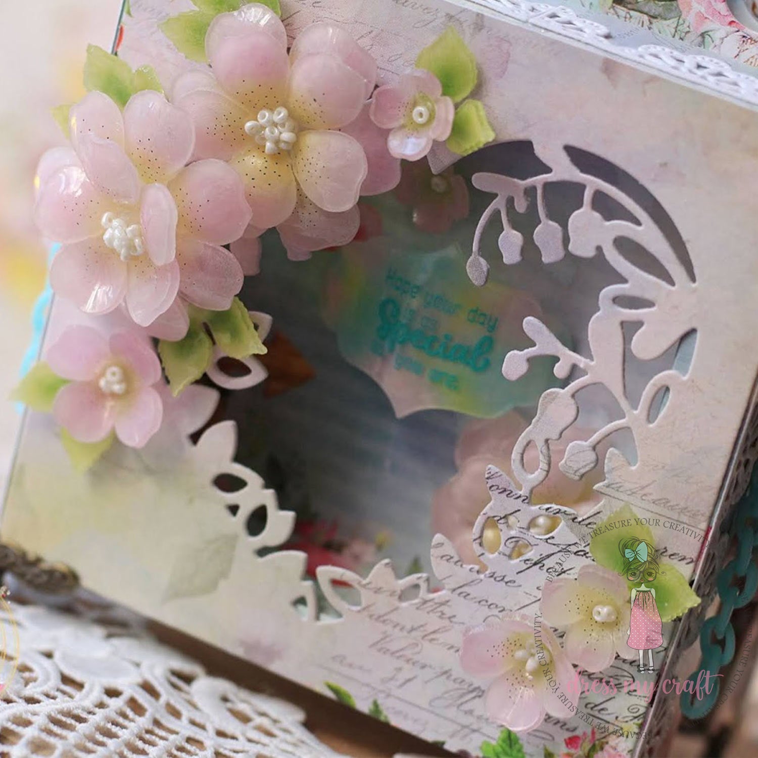 Shrink Prink - Green Frosted Glass Sheet - Pack of 10 Sheets