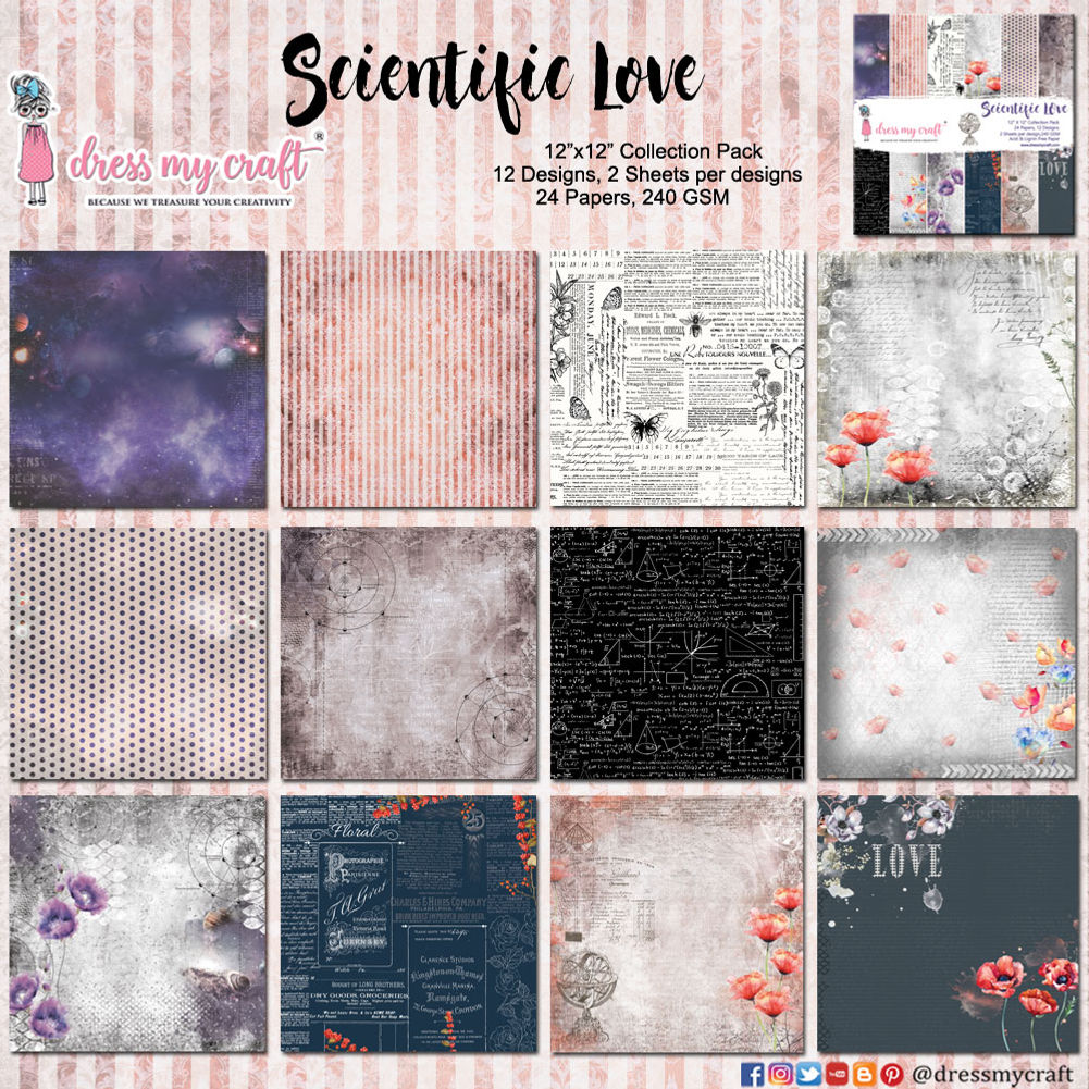 Scientific Love - 6" x 6" Paper Pad