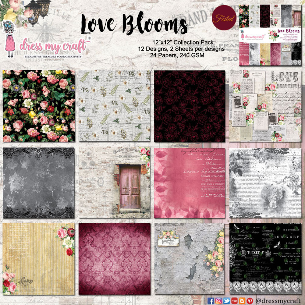 Love Blooms 6" x 6" Paper Pad