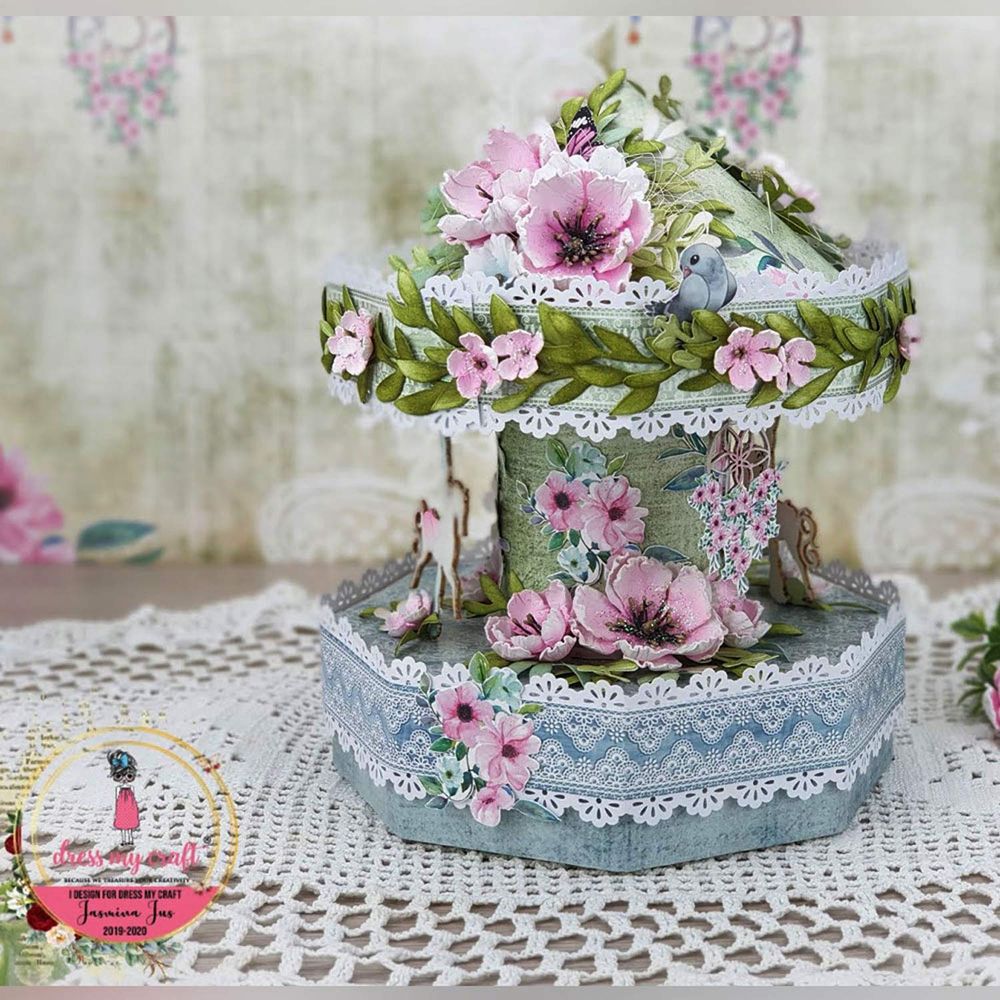 Magnolias #3 Pack Of 5 - 12" x 12" Loose Sheets