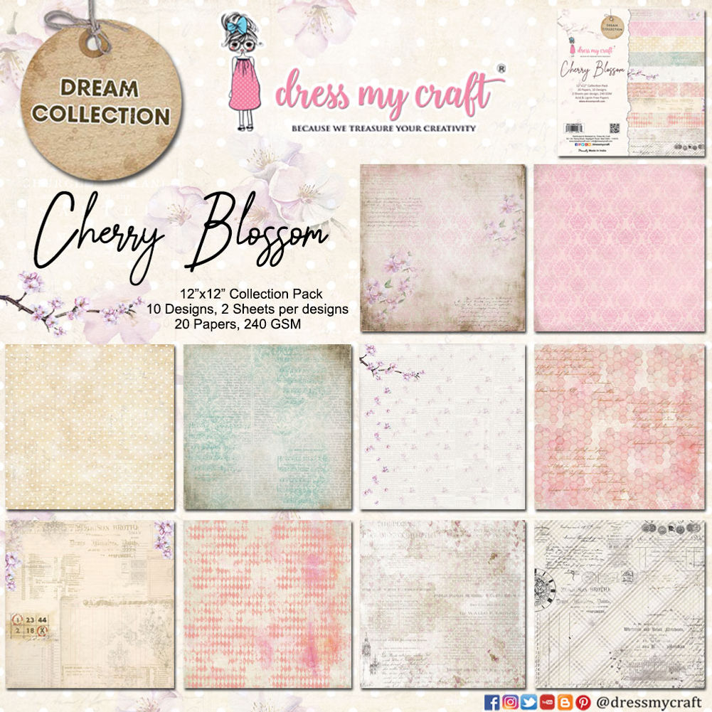Cherry Blossom - 12" x 12" Paper Pack