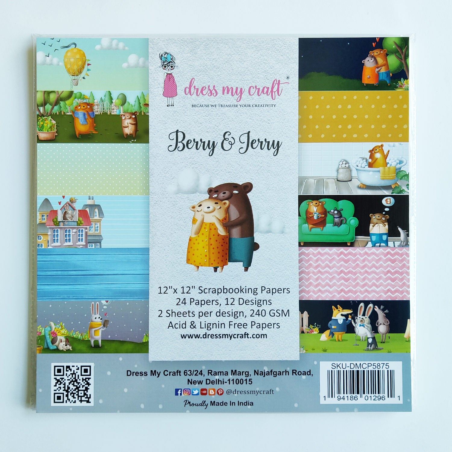 Berry & Jerry 12''x12'' Paper Pack