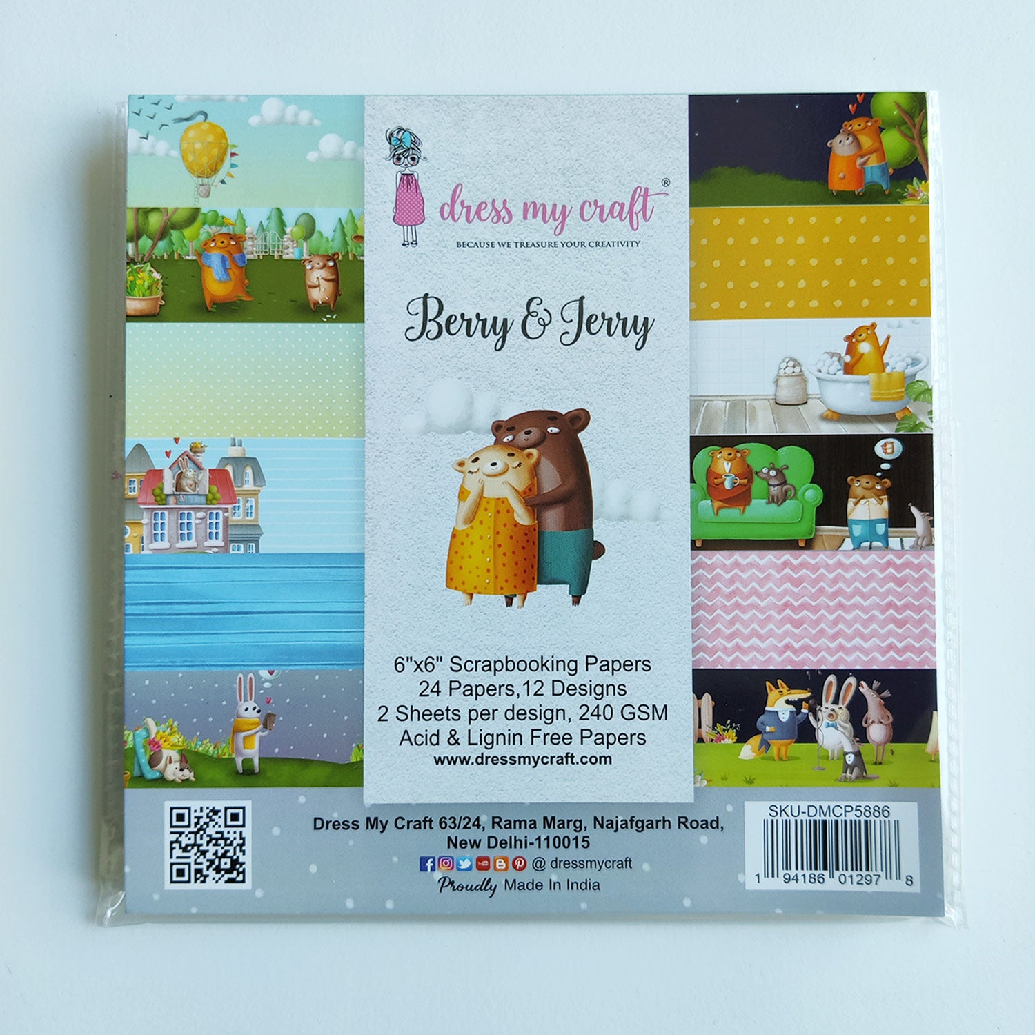 Berry & Jerry 6''x6'' Paper pack