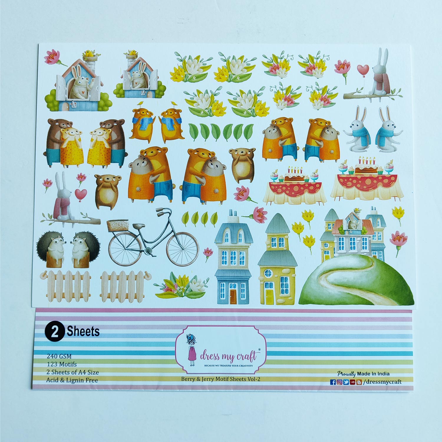 Berry & Jerry Motif Sheets Vol-2