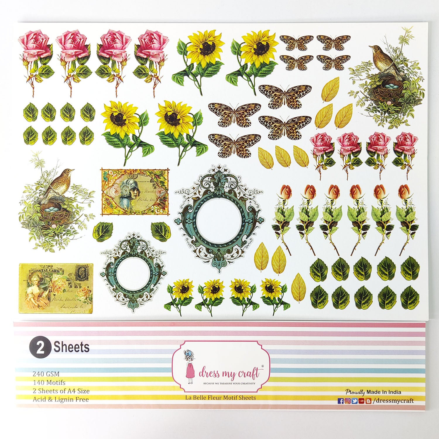 La Belle Fleur Motif Sheets