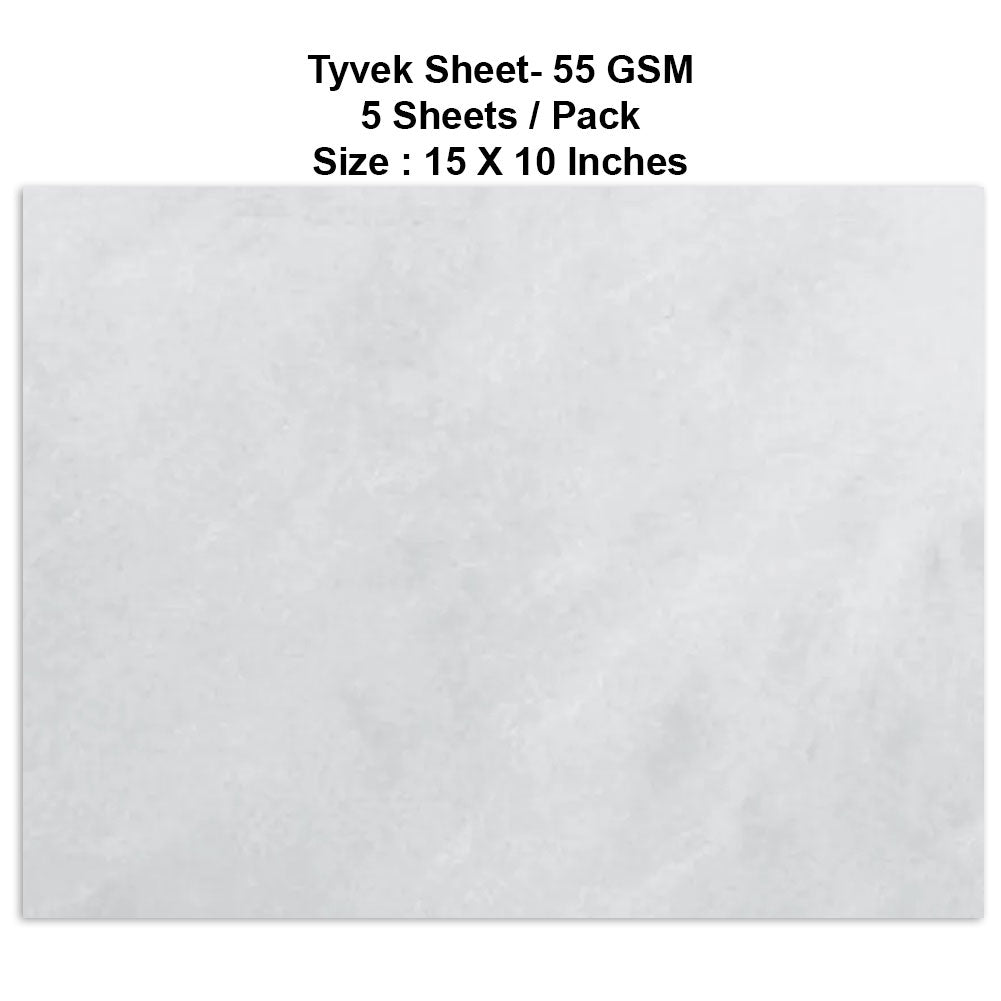 Tyvek Sheet - 55 GSM (Pack of 5)