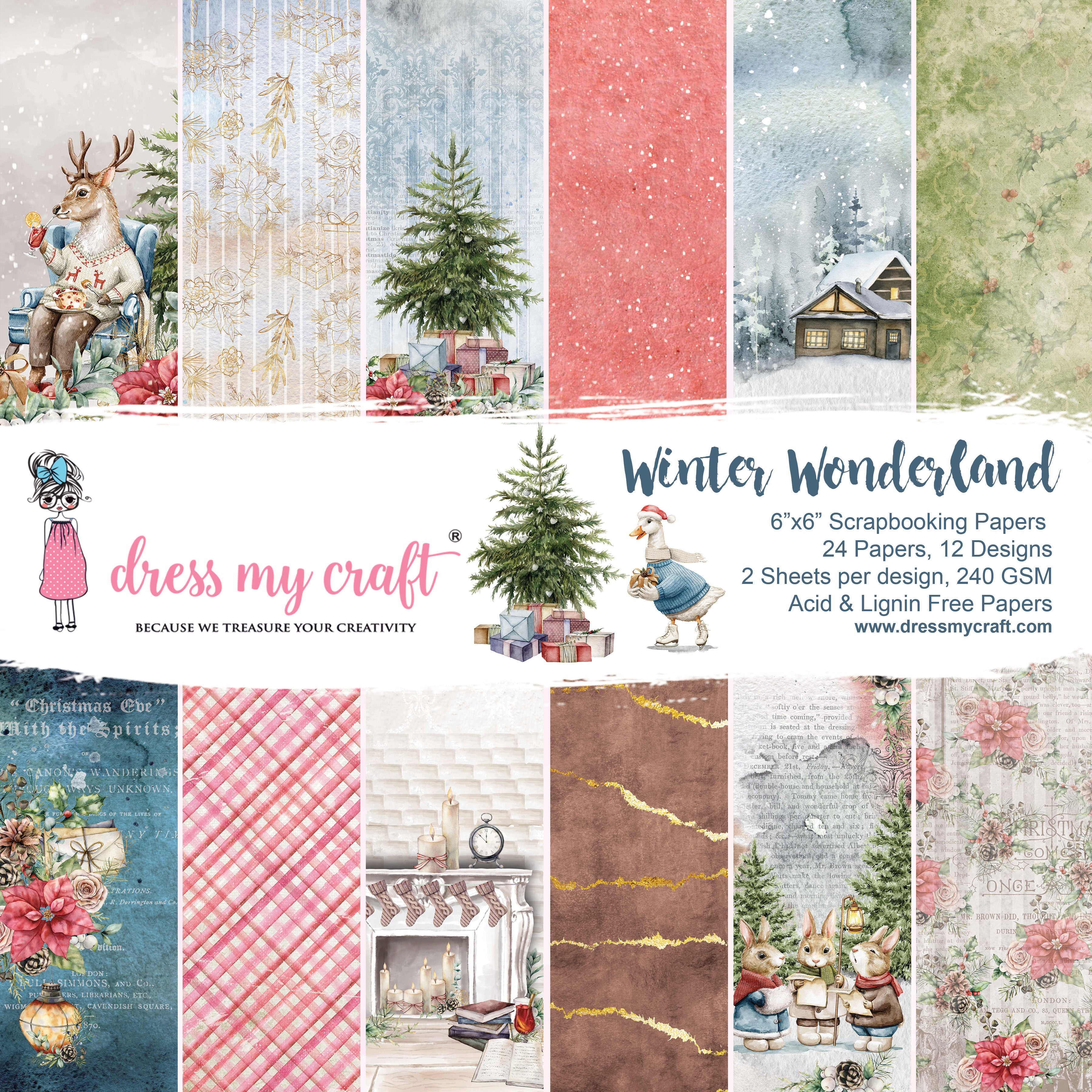 Winter Wonderland 6" X 6" Paper Pad