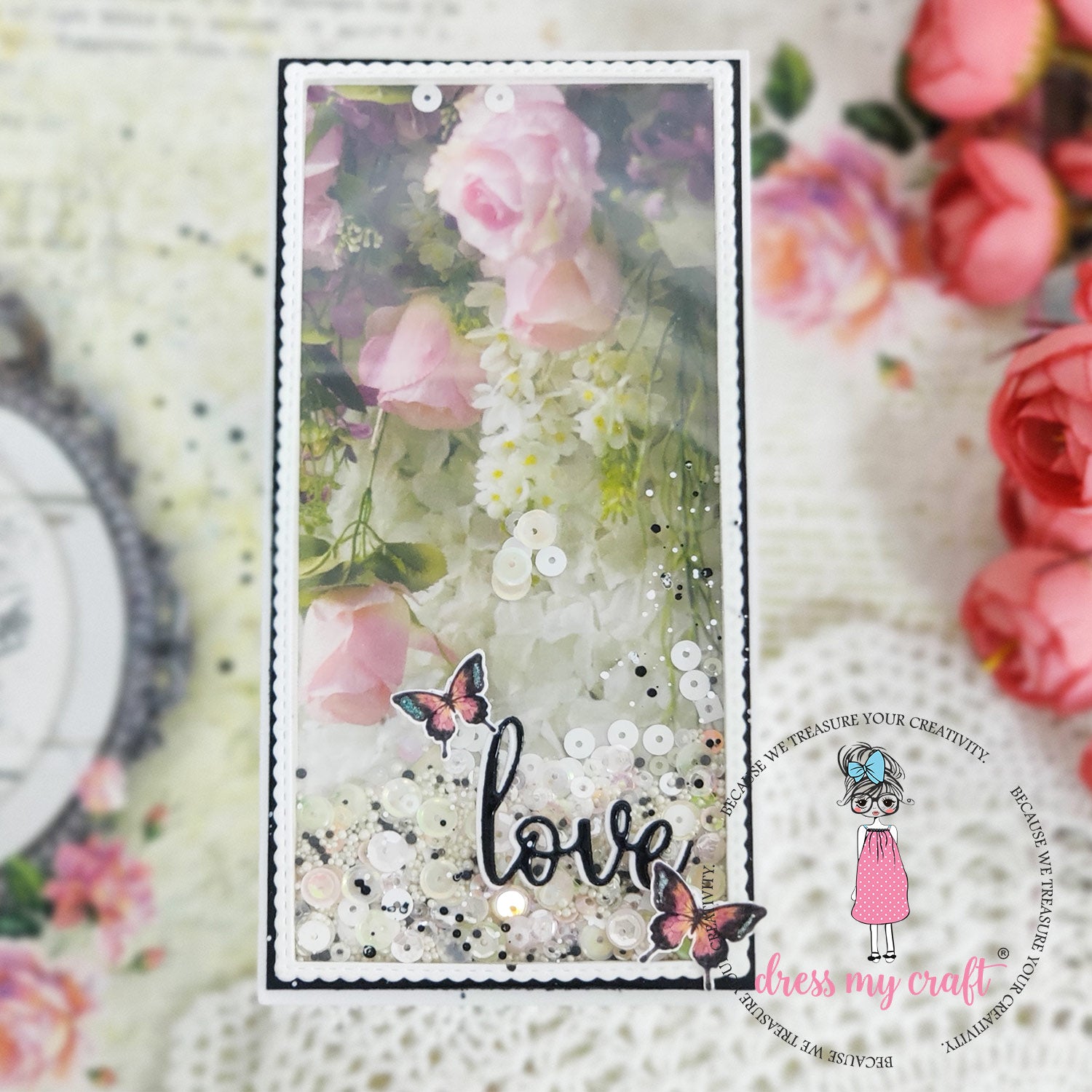 Wall of Roses 12" x 12" Paper Pad