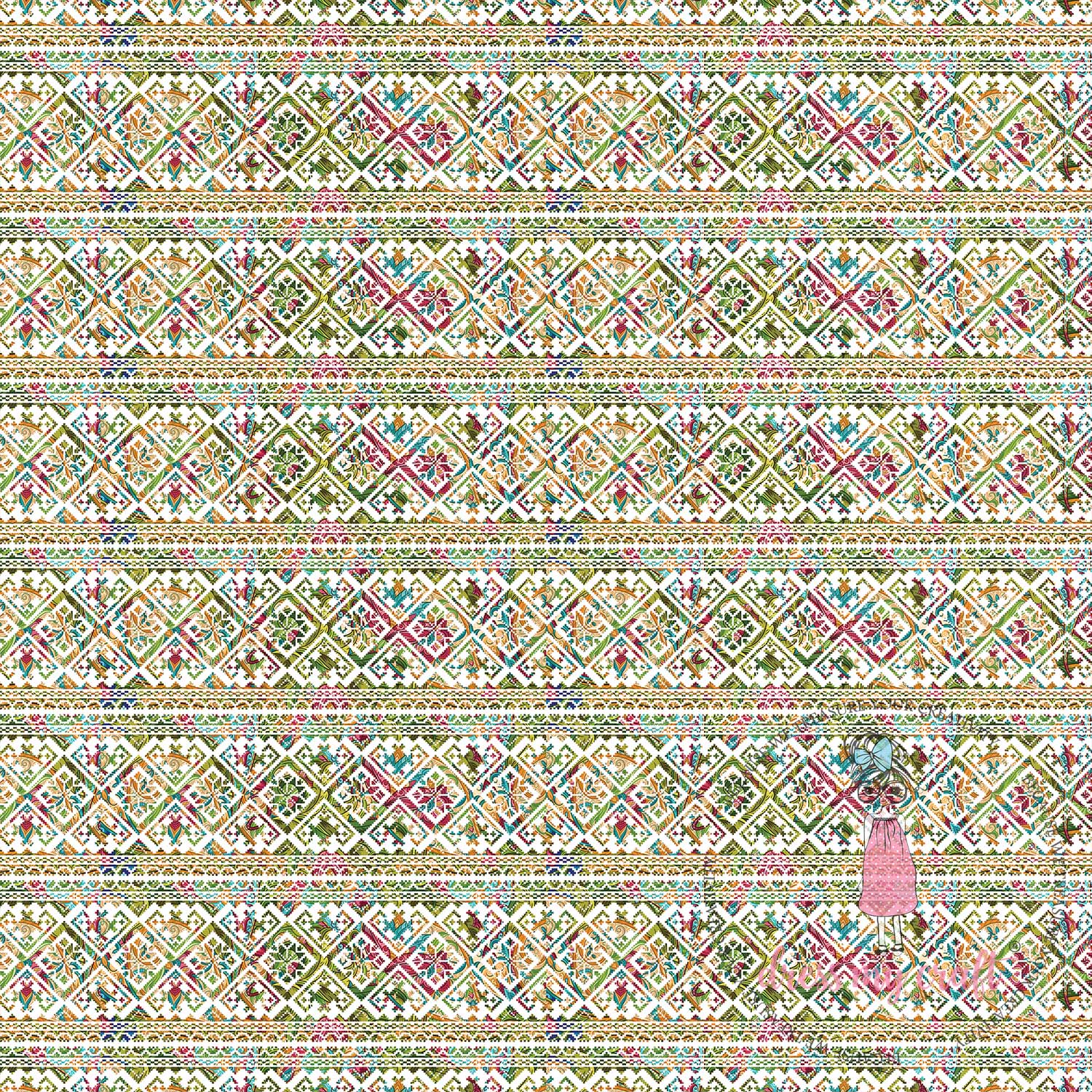 Traditional paper #64 - 12" x 12" (Pack Of 10) Loose Sheets