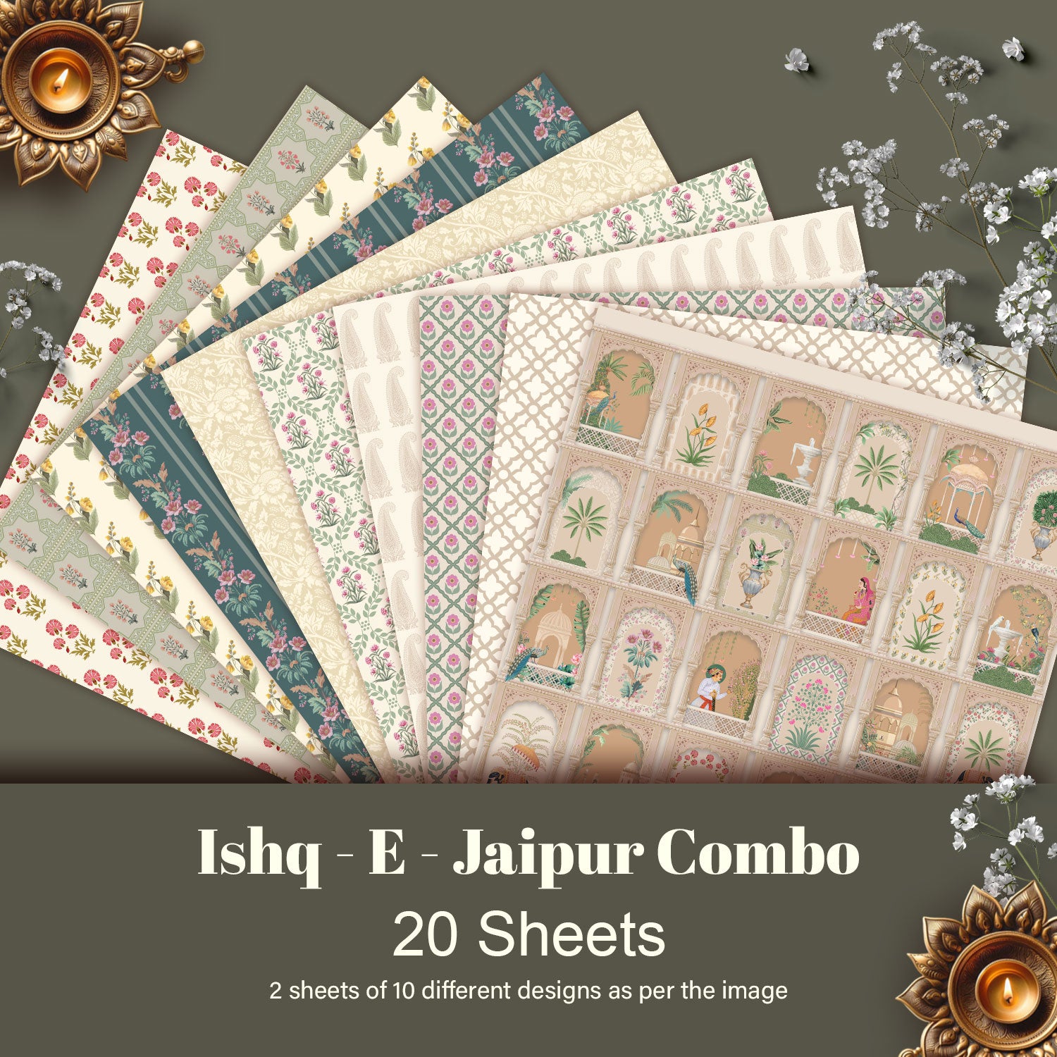 Ishq - E - Jaipur Papers Pack of 20