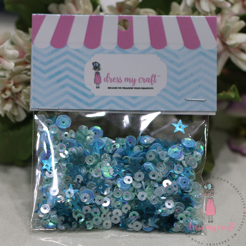 Sea Breeze Sequins - 8gm