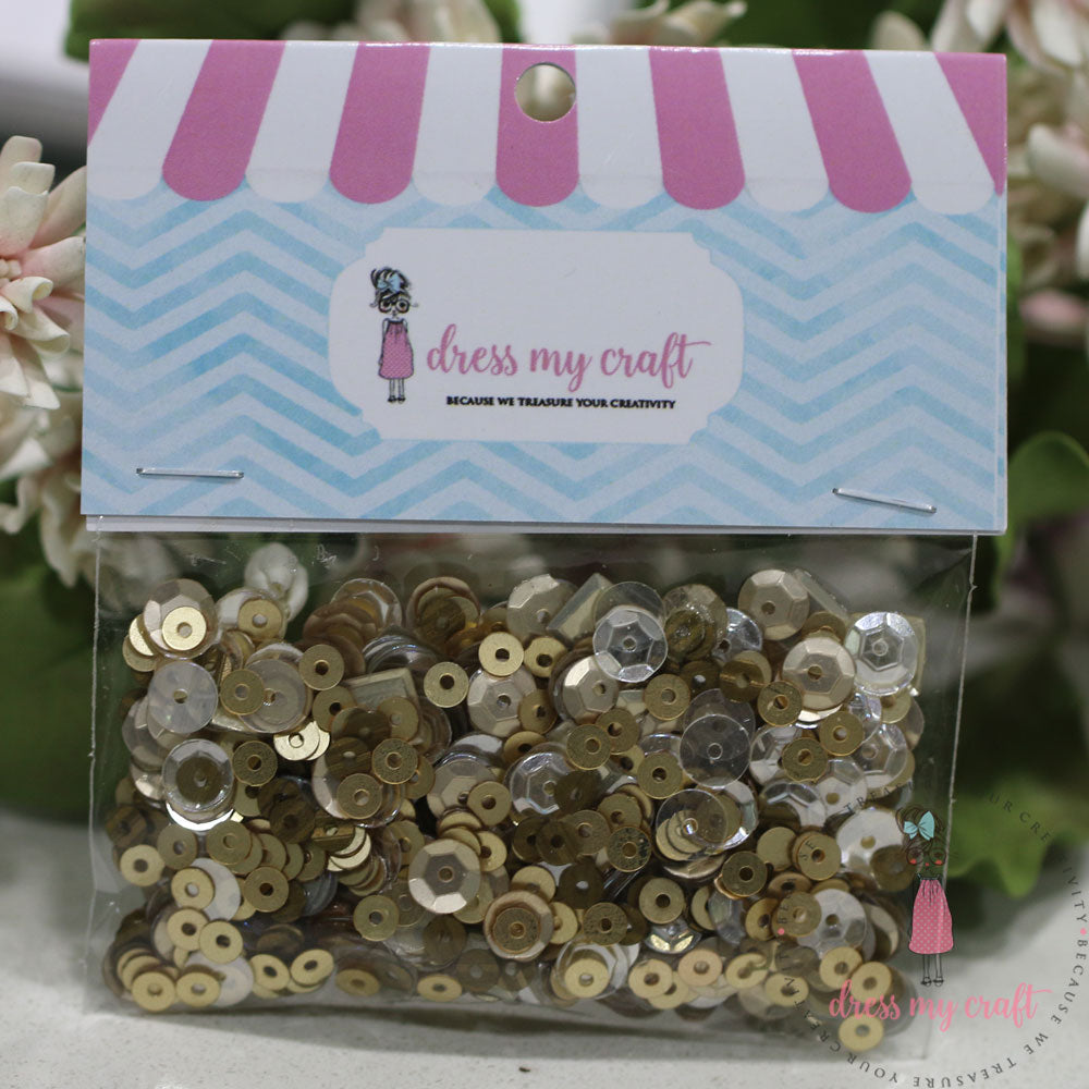 Copper Mix Sequins - 8 gm