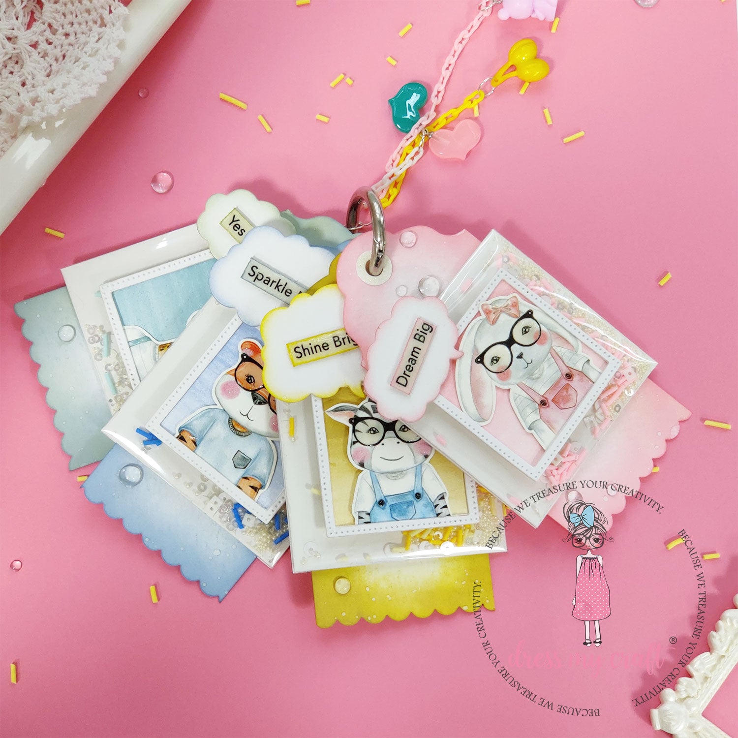 Pastel Sprinkle Family Set (Pack of 6)