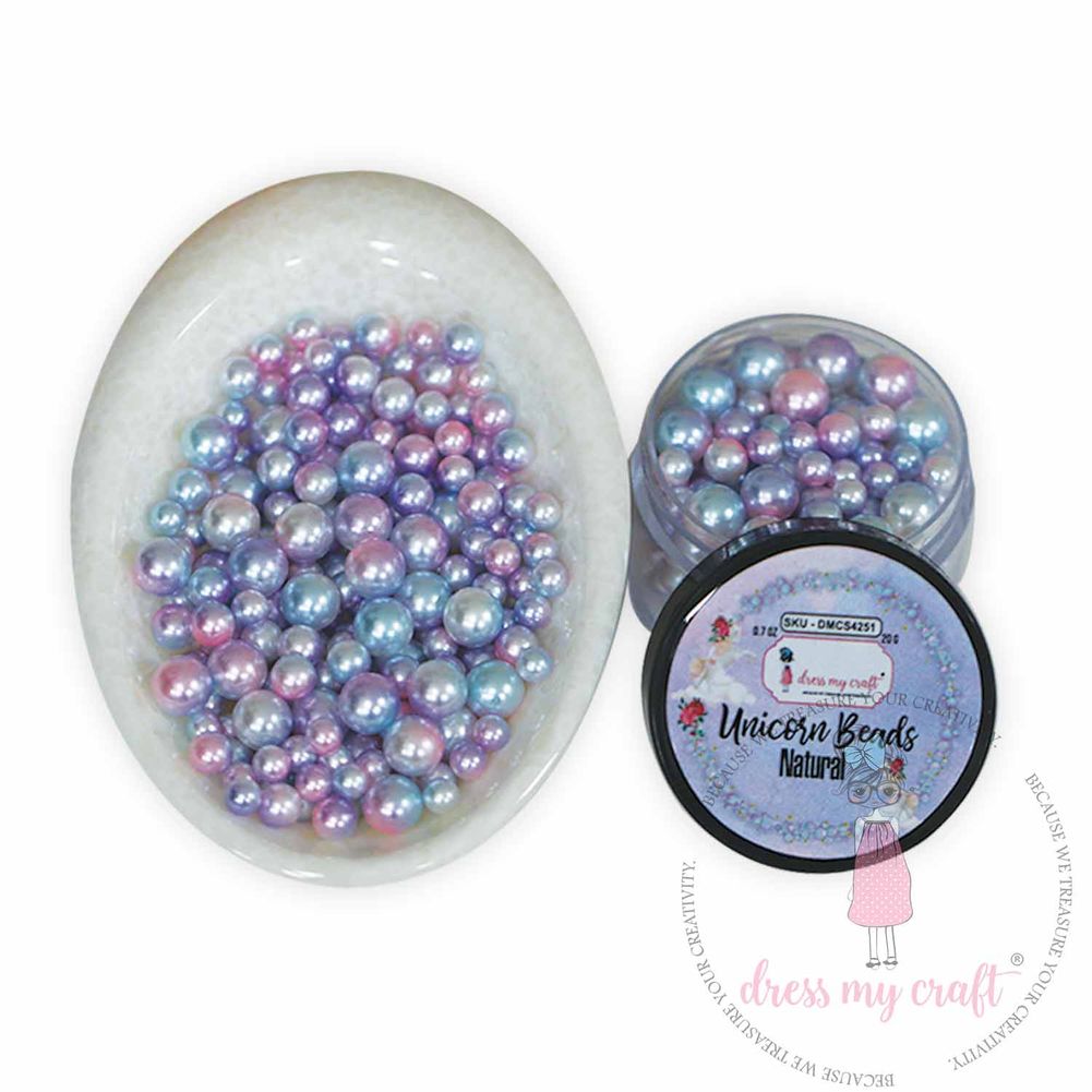 Unicorn Beads - Natural - 20gm