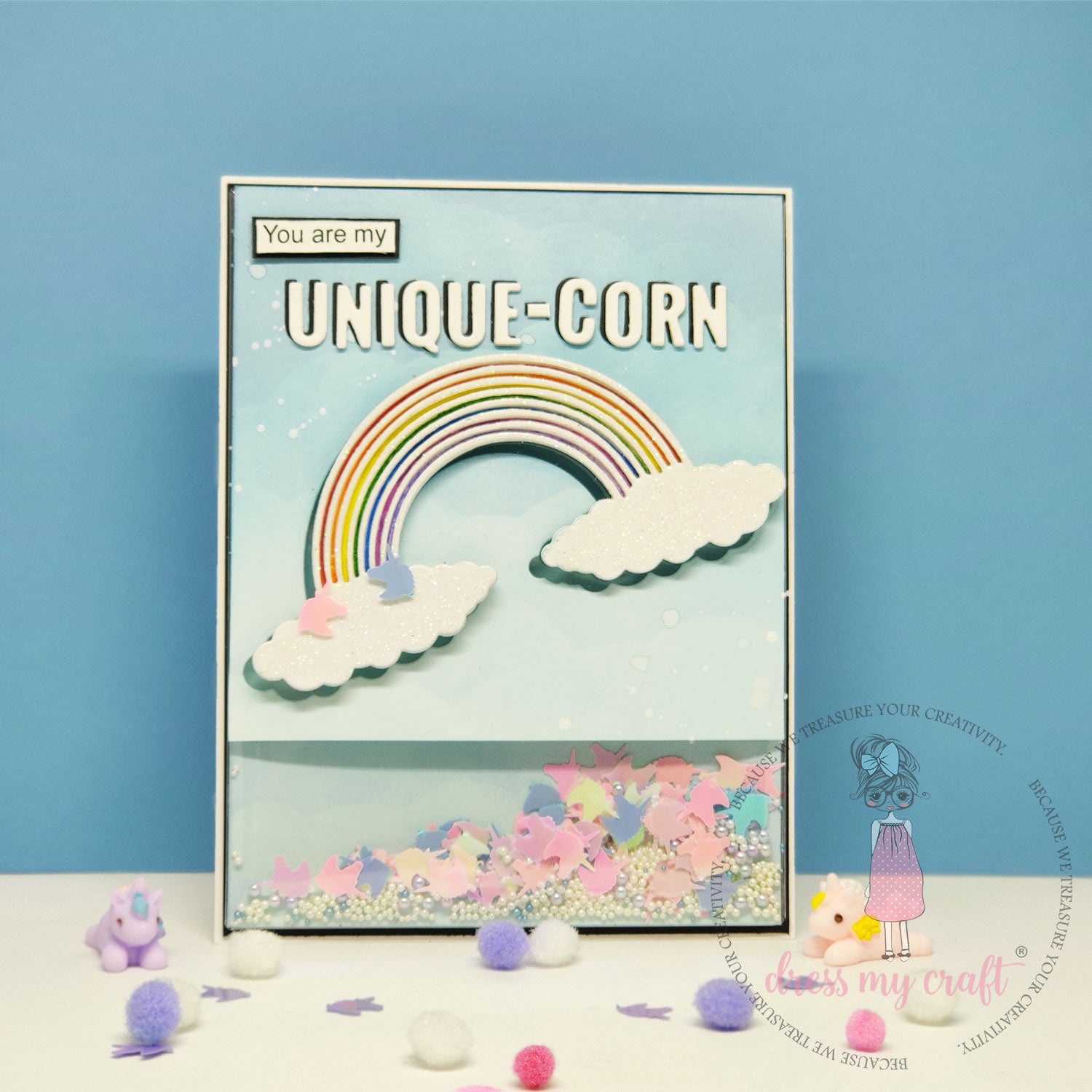 Mini Unicorn Beads - Natural