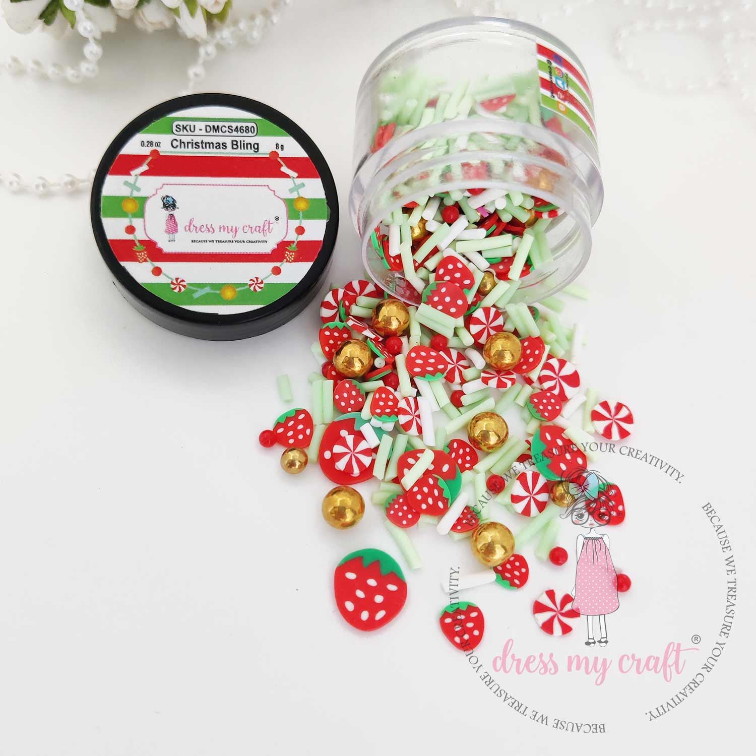 Christmas Bling Shaker Slices