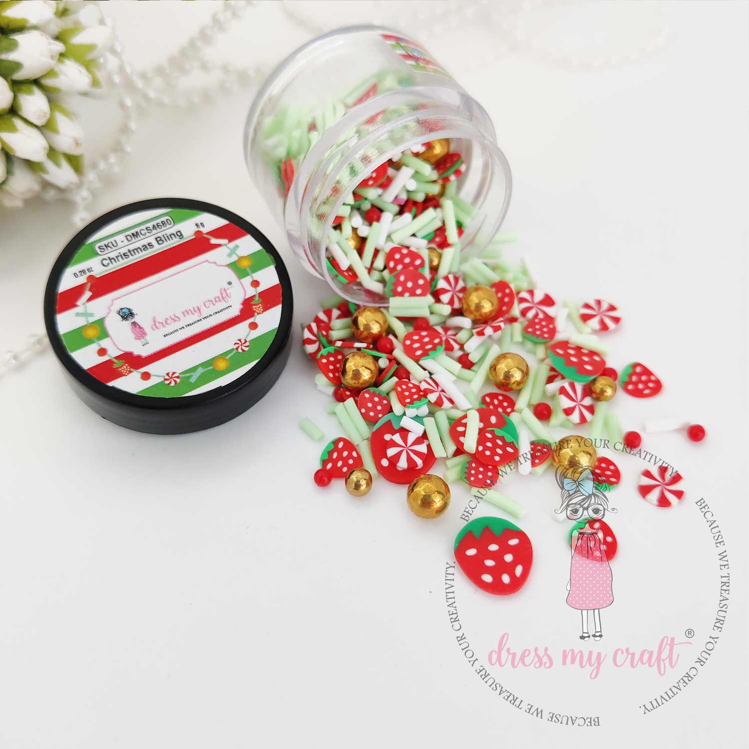 Christmas Bling Shaker Slices