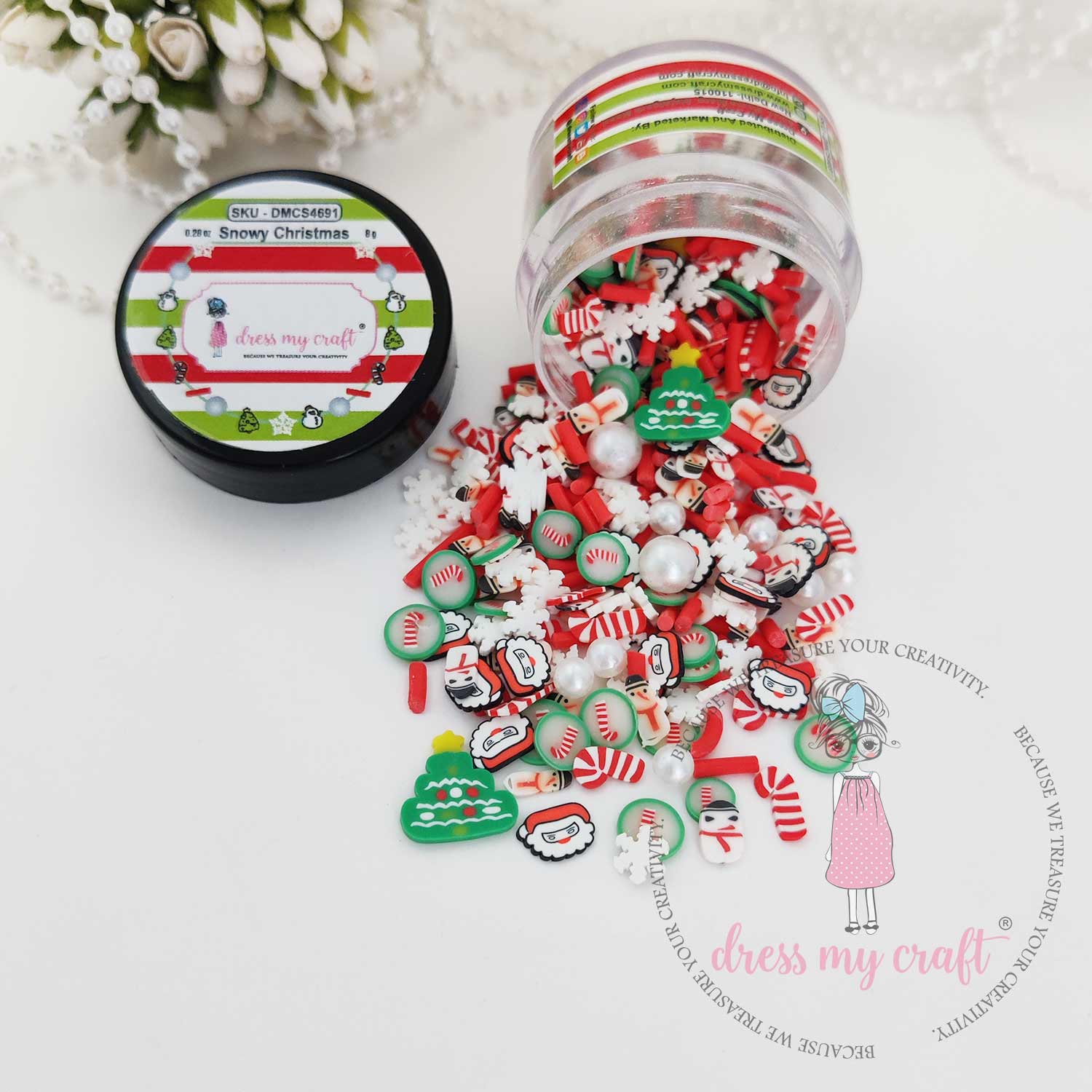 Snowy Christmas Slices - 8gm