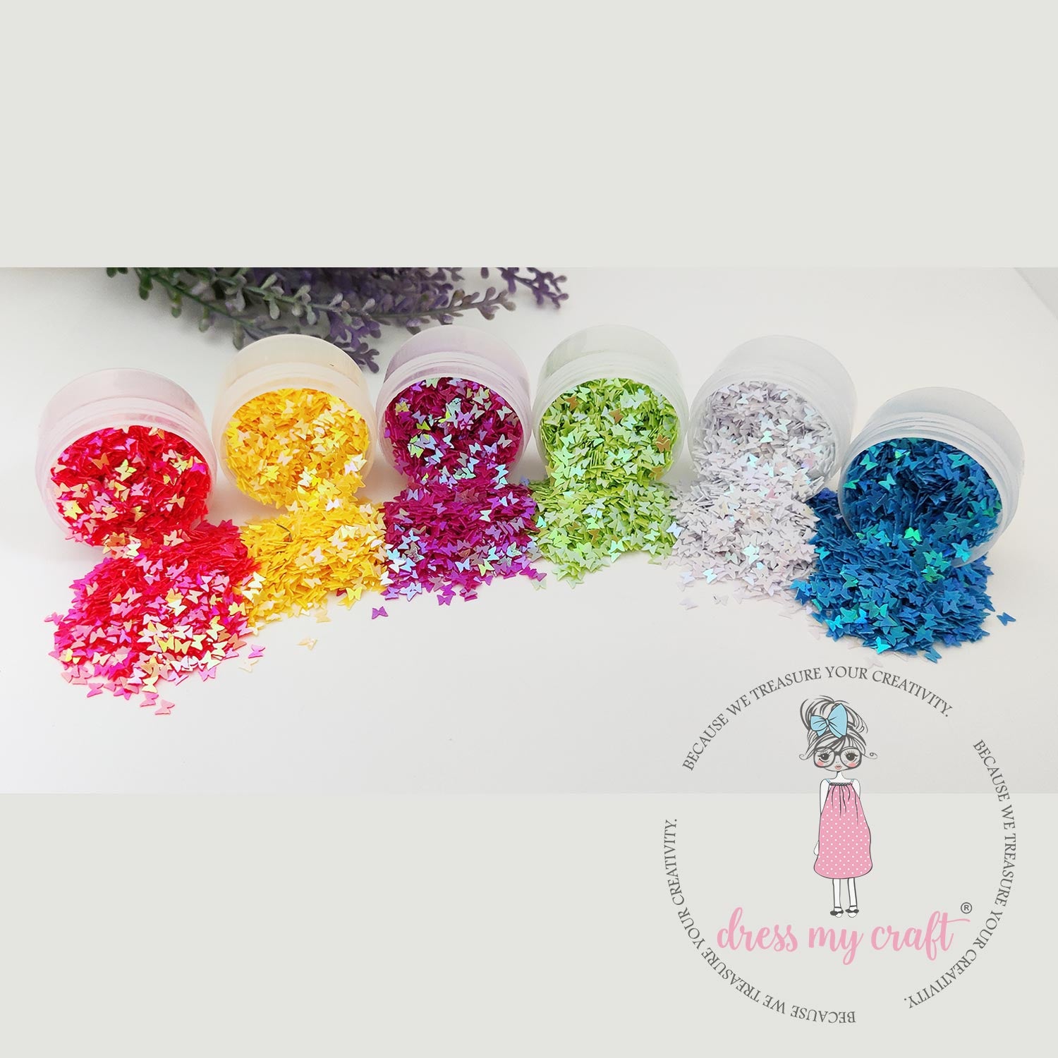 Butterfly Sequins Family Pack