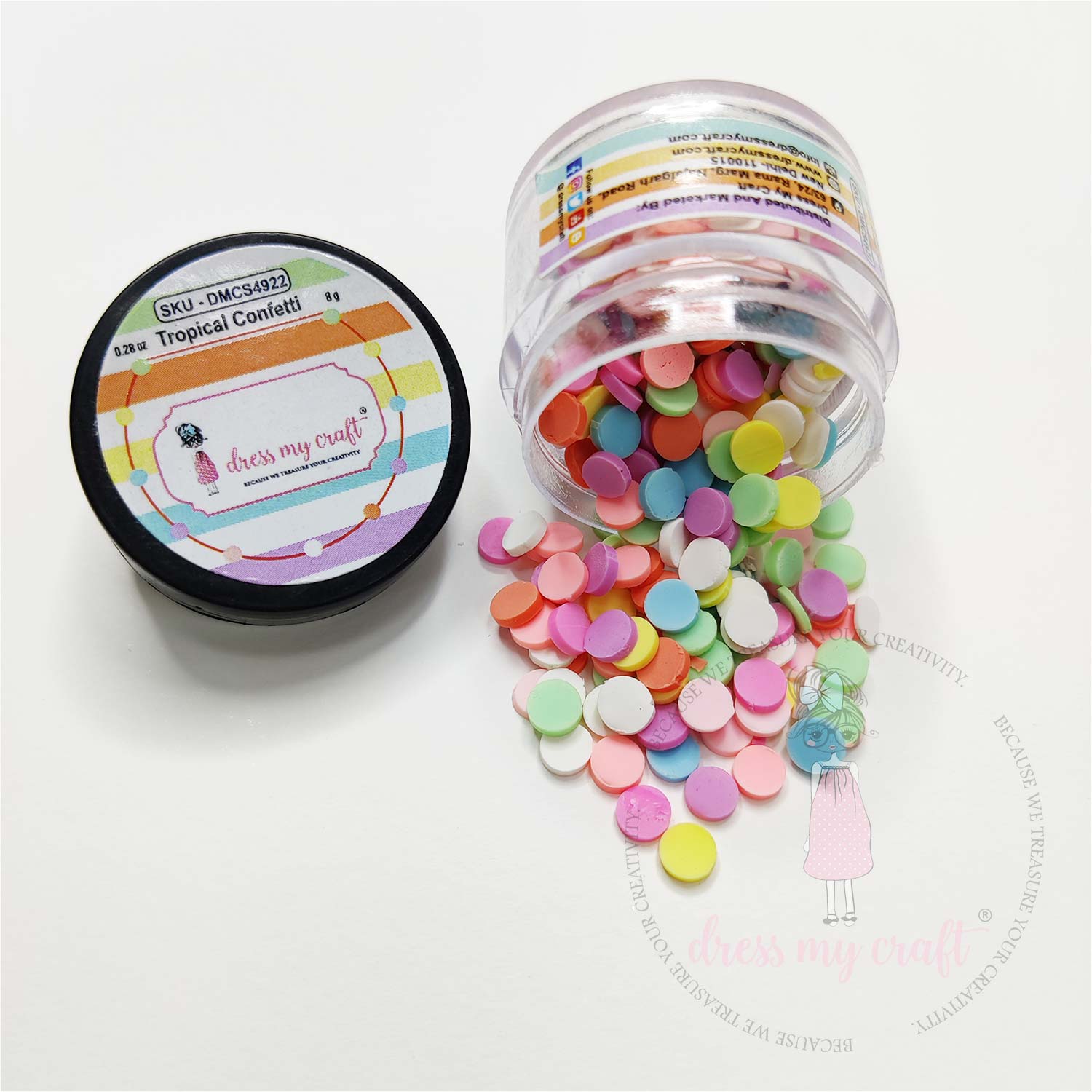 Tropical confetti Slices - 8gm