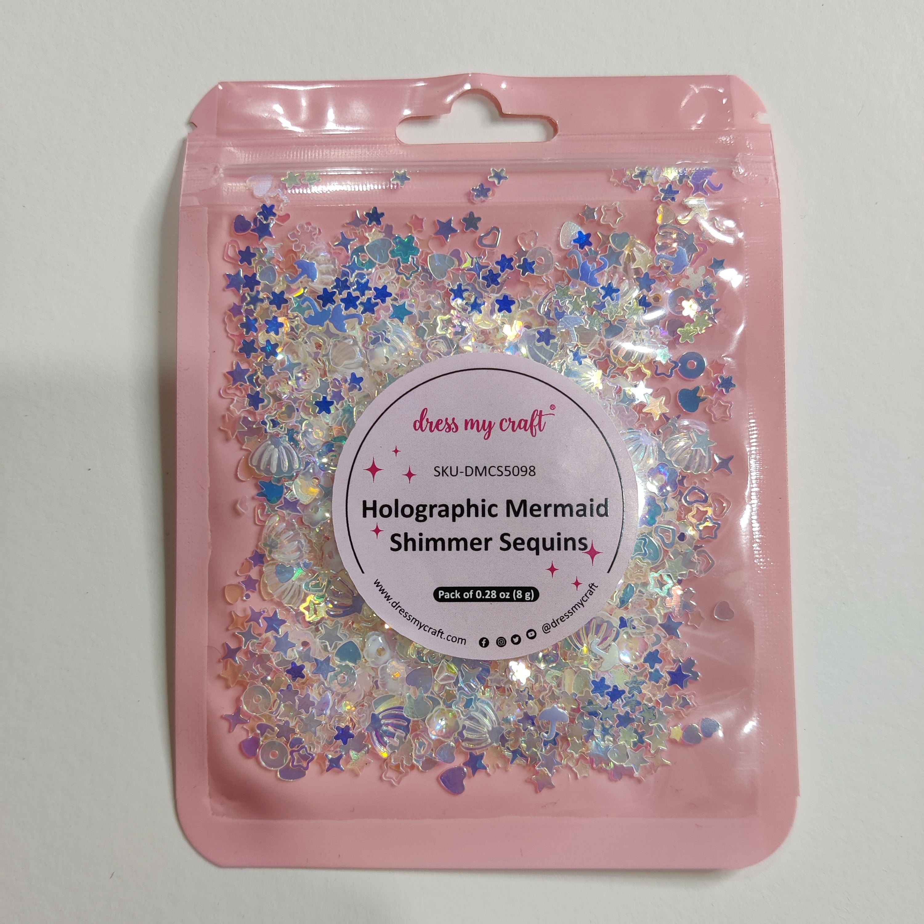 Holographic Mermaid Shimmer Sequins - 8gm