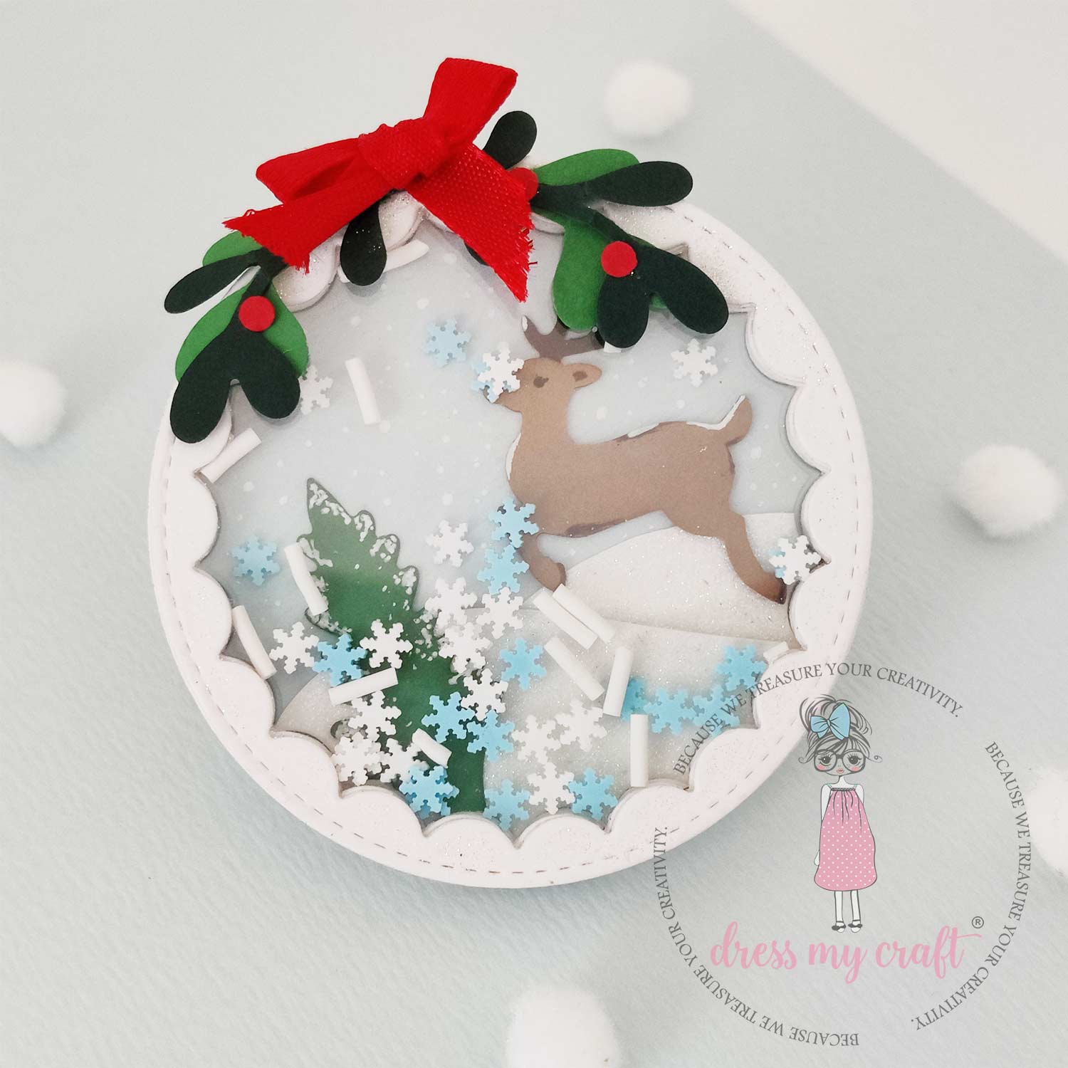 1.5" Reindeer Punch