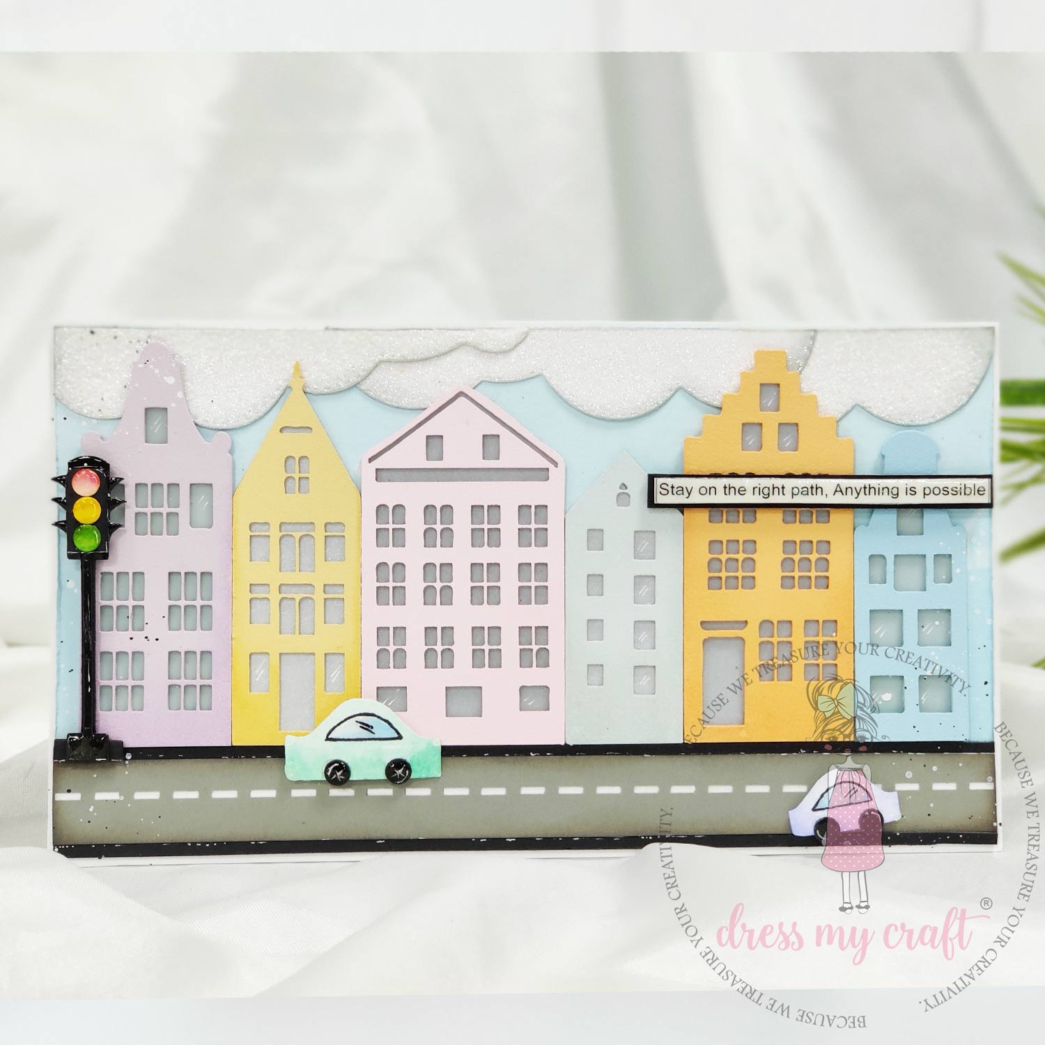 Faux Stitching Border Punch