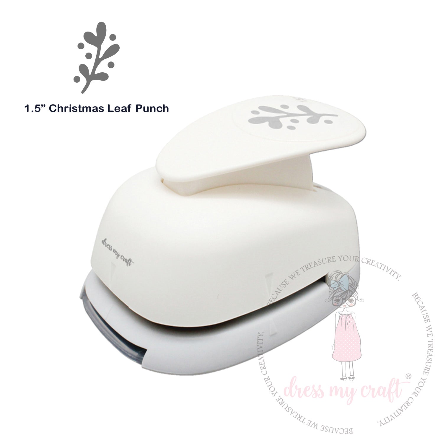 1.5' Christmas Leaf Punch