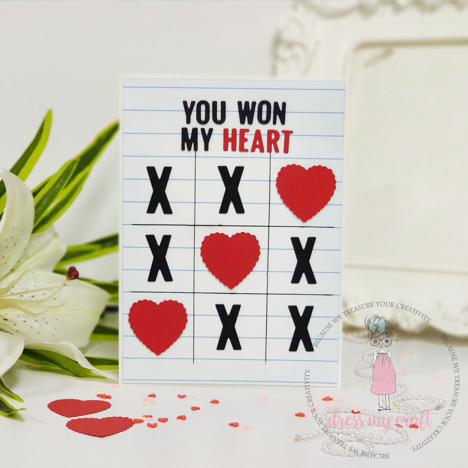 1.5" Scalloped heart punch