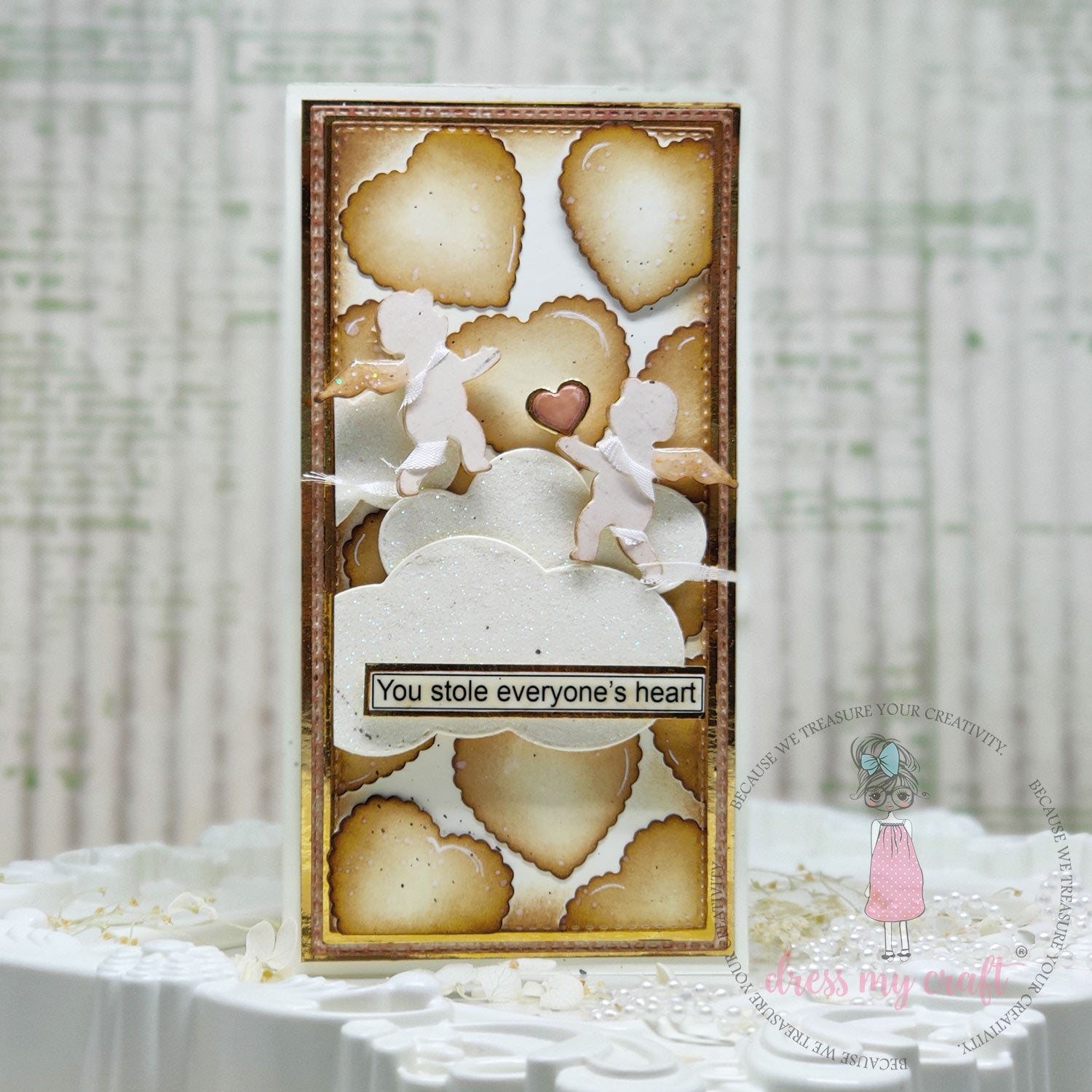 1.5" Scalloped heart punch