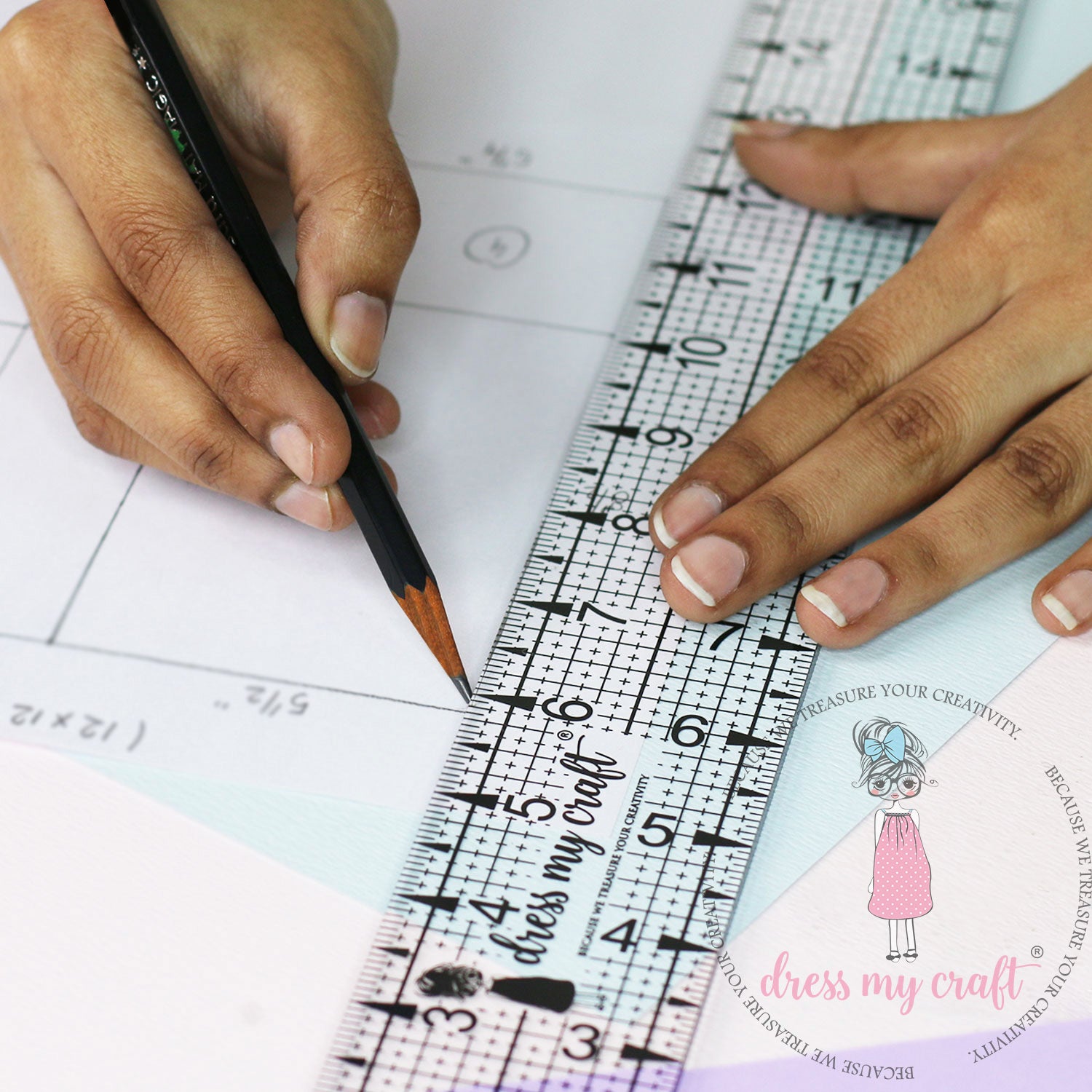 Constructio Number Ruler Craft Craft Pro Ruler – CRAFTERS CORNER
