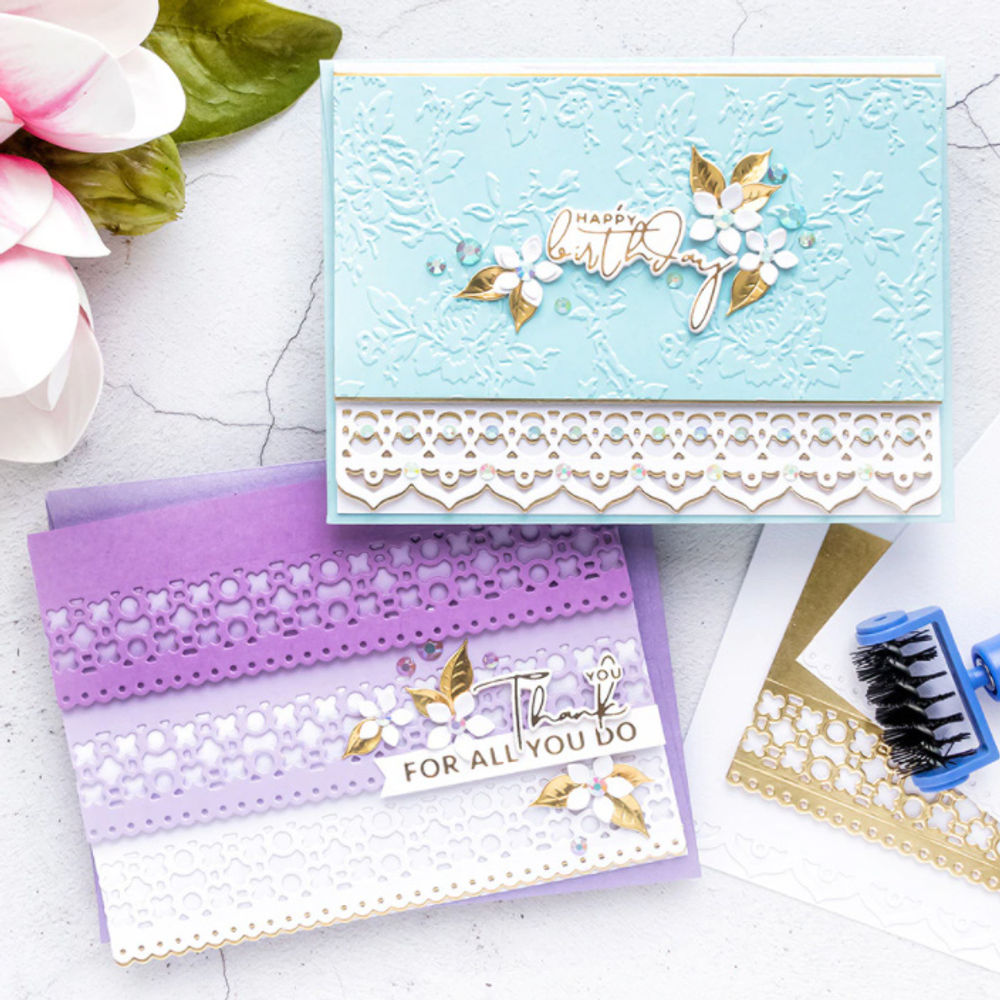 Stacked Decorative Edges - Small Die of the Month Club