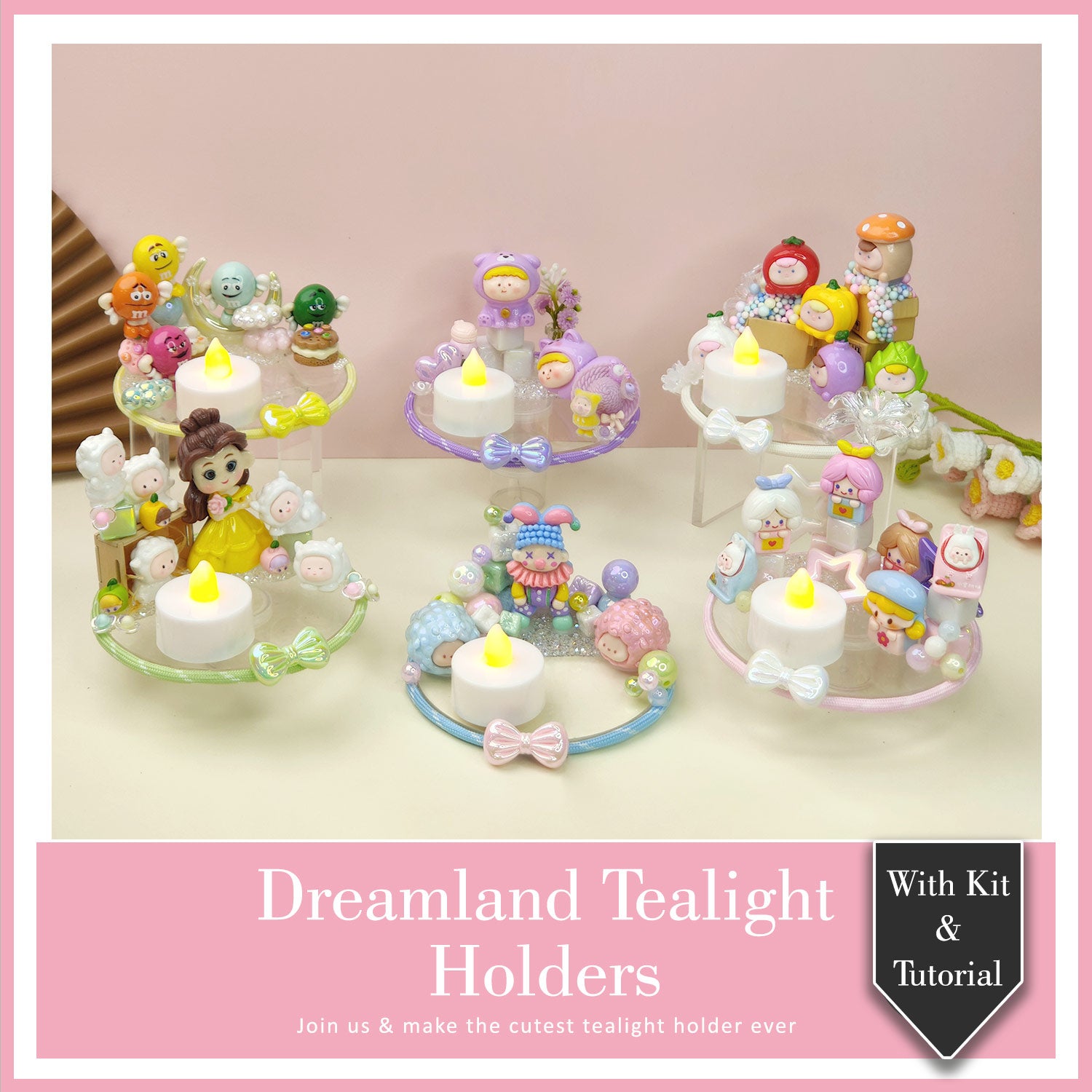 Dreamland Tealight Holders Class With Kit & Tutorial