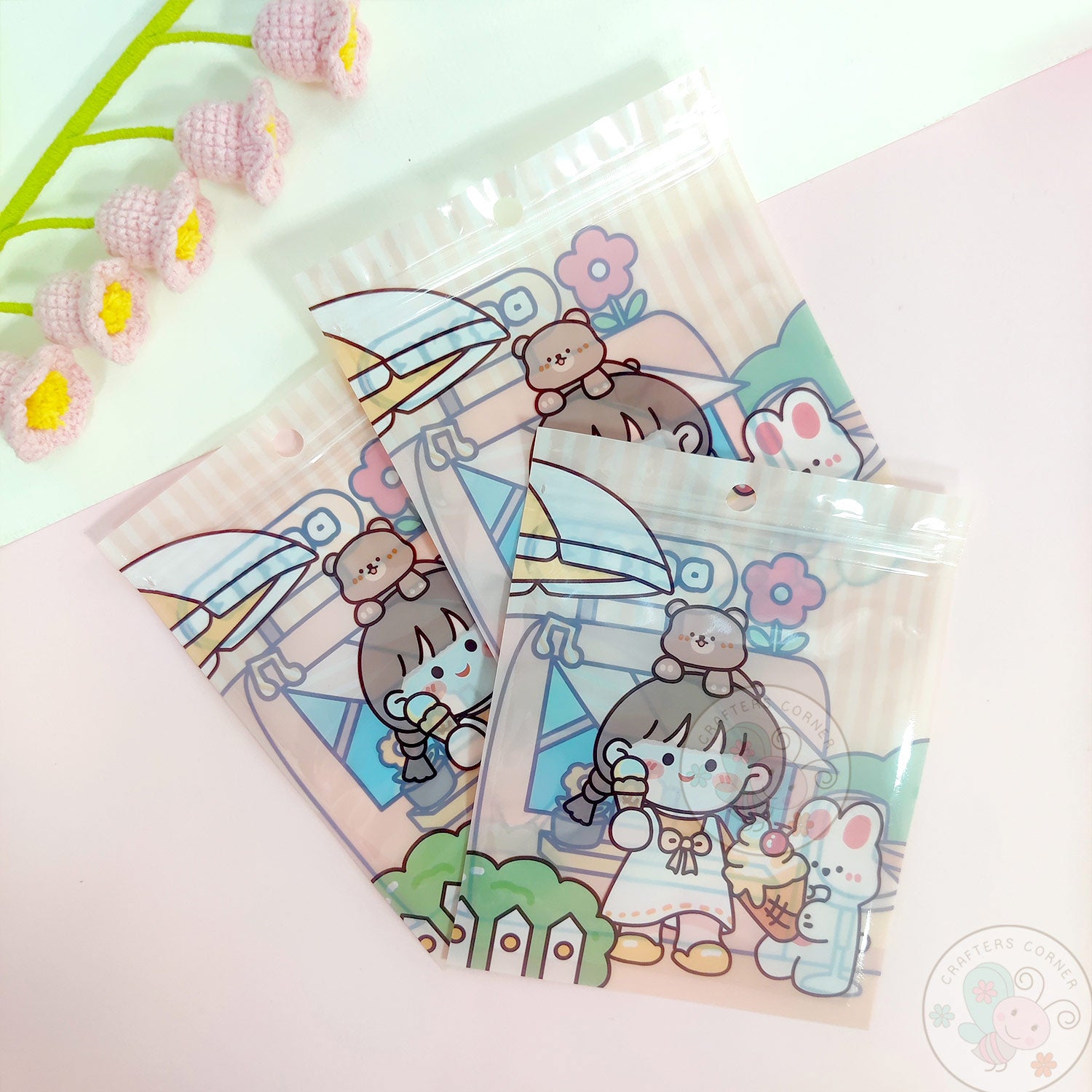 Spring Drink - Zip Lock Storage Bags