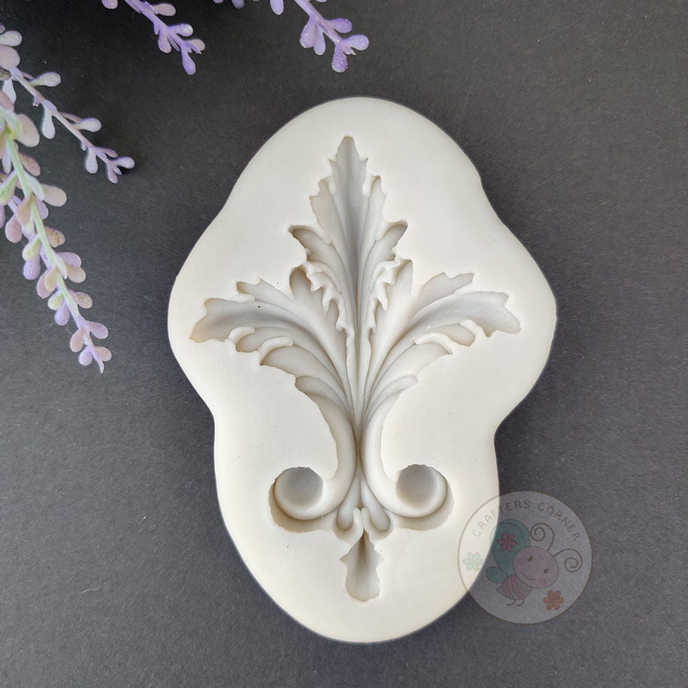 Deep Swirl Motif - Silicon Mould