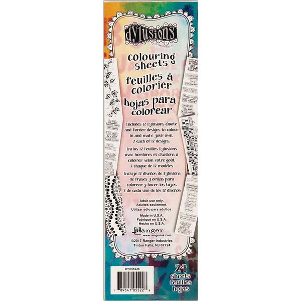 Borders & Quotes - Coloring Sheets