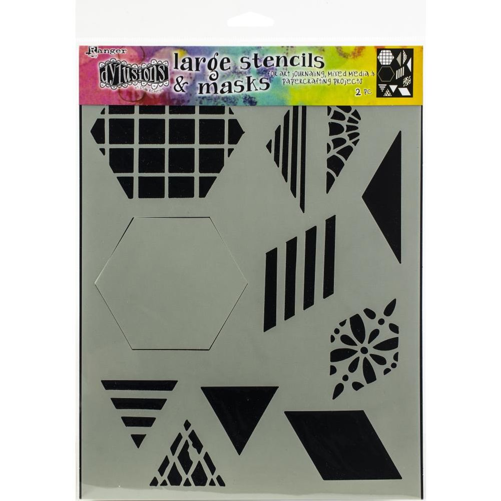 2" Quilt - Dyan Reaveley's Dylusions Stencils 9"X12"