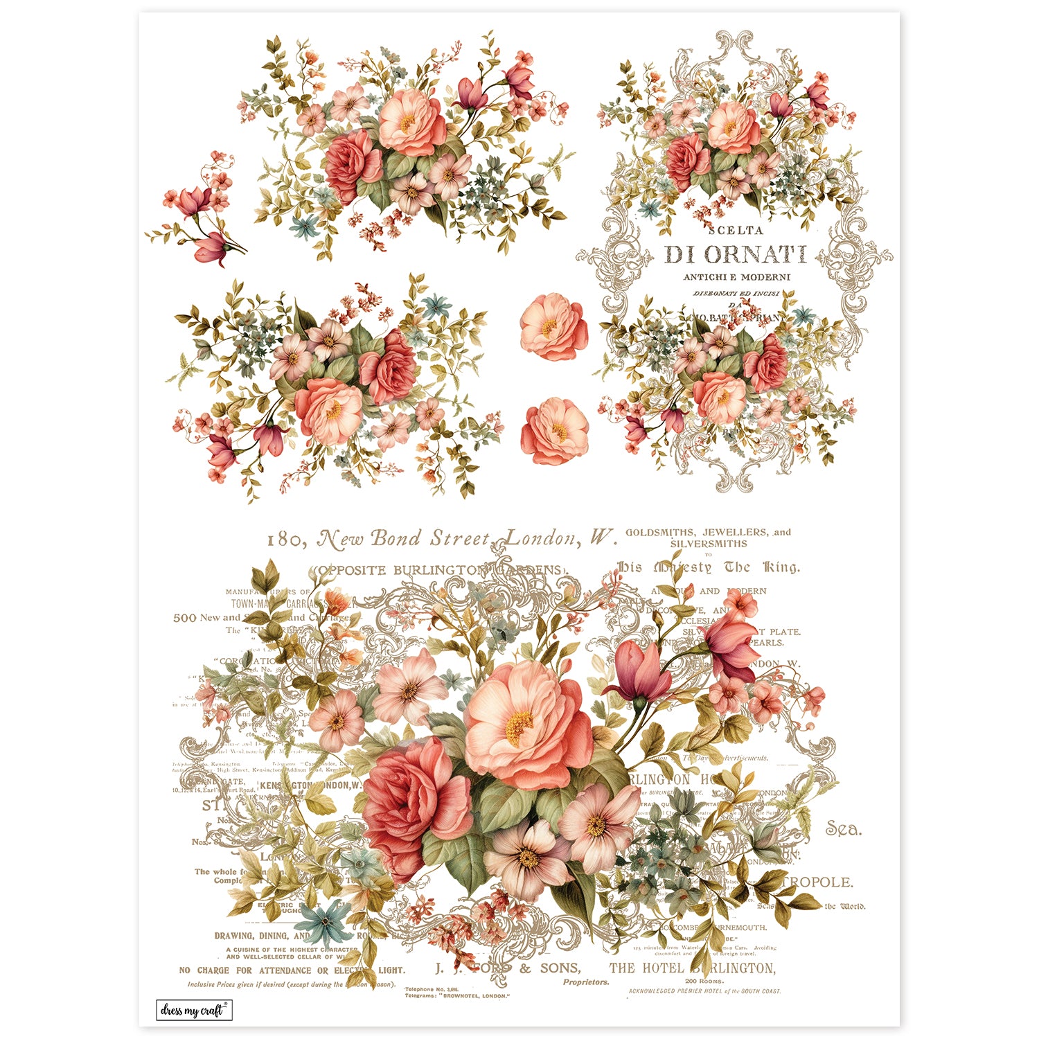 Rub-On Transfer Sheet -Set 2
