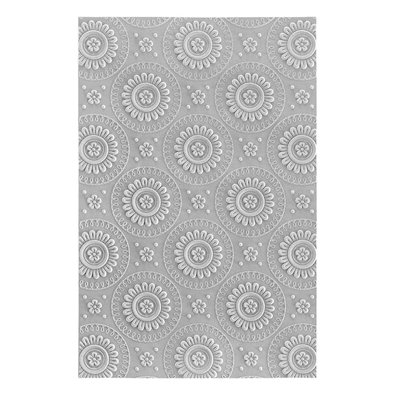 Mandala Blooms 3D Embossing Folder from the Sealed for Summer Collection