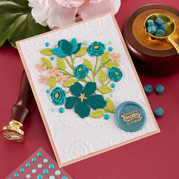 Mandala Blooms 3D Embossing Folder from the Sealed for Summer Collection