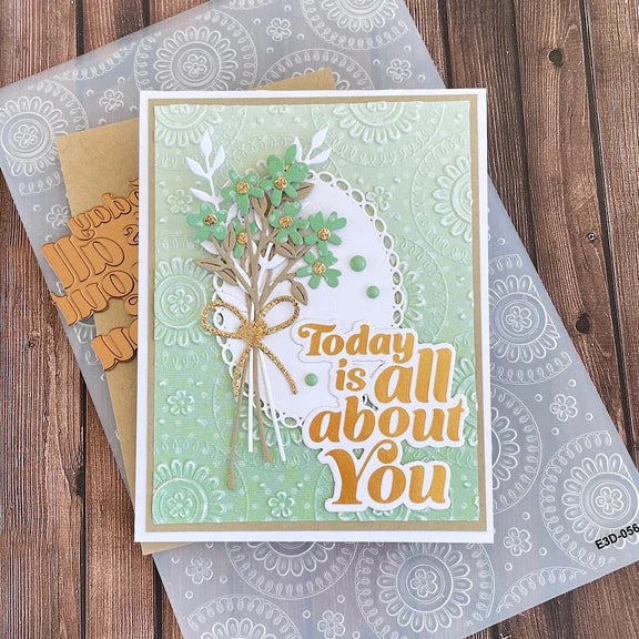 Mandala Blooms 3D Embossing Folder from the Sealed for Summer Collection