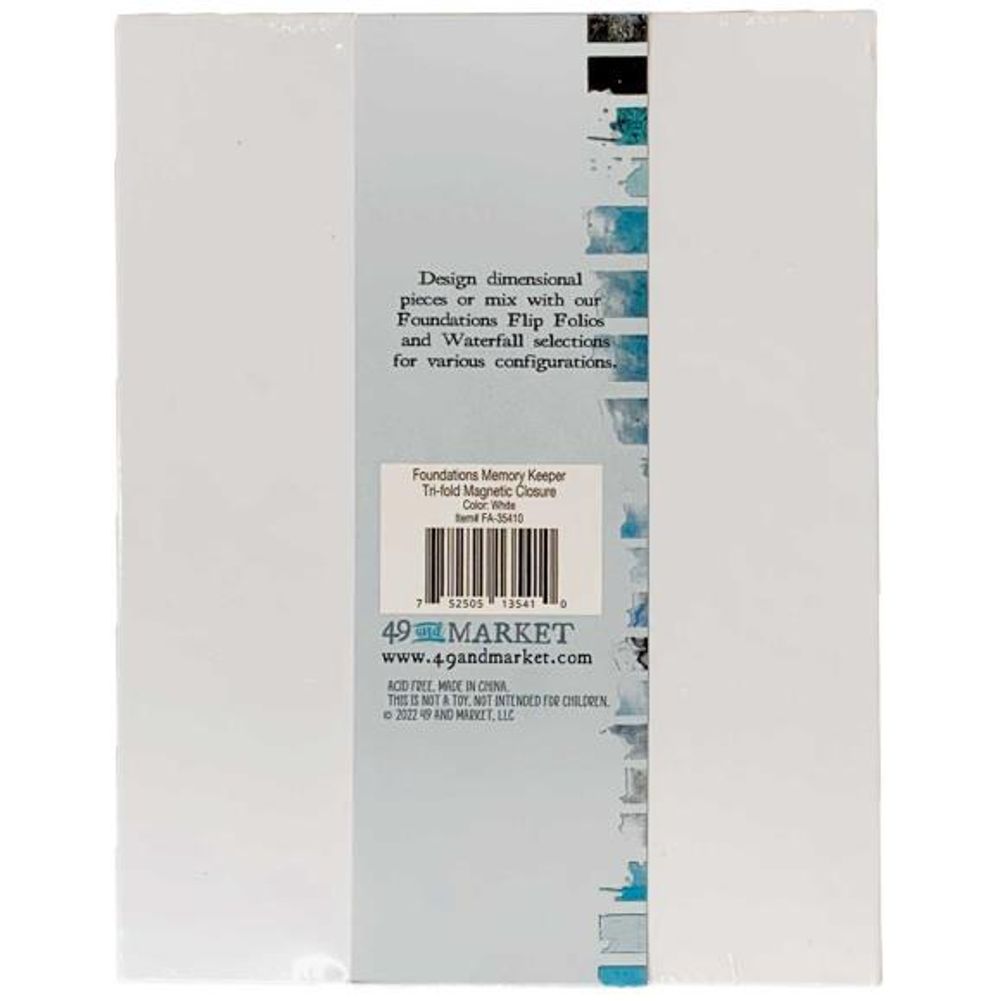White Tri-Fold 49 And Market Foundations Memory Keeper